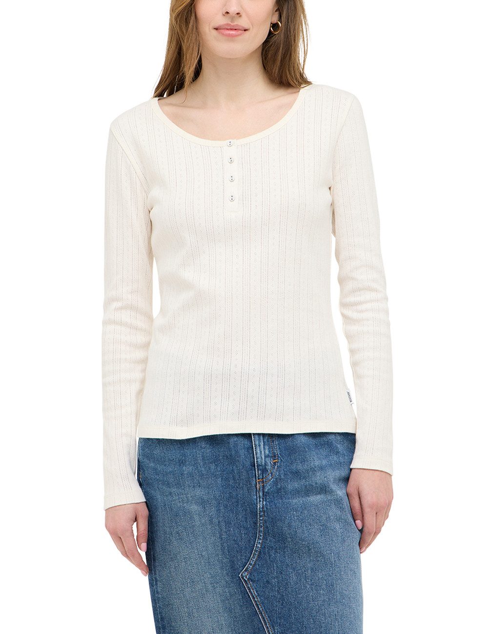 MUSTANG Langarmshirt Damen Style Hope günstig online kaufen