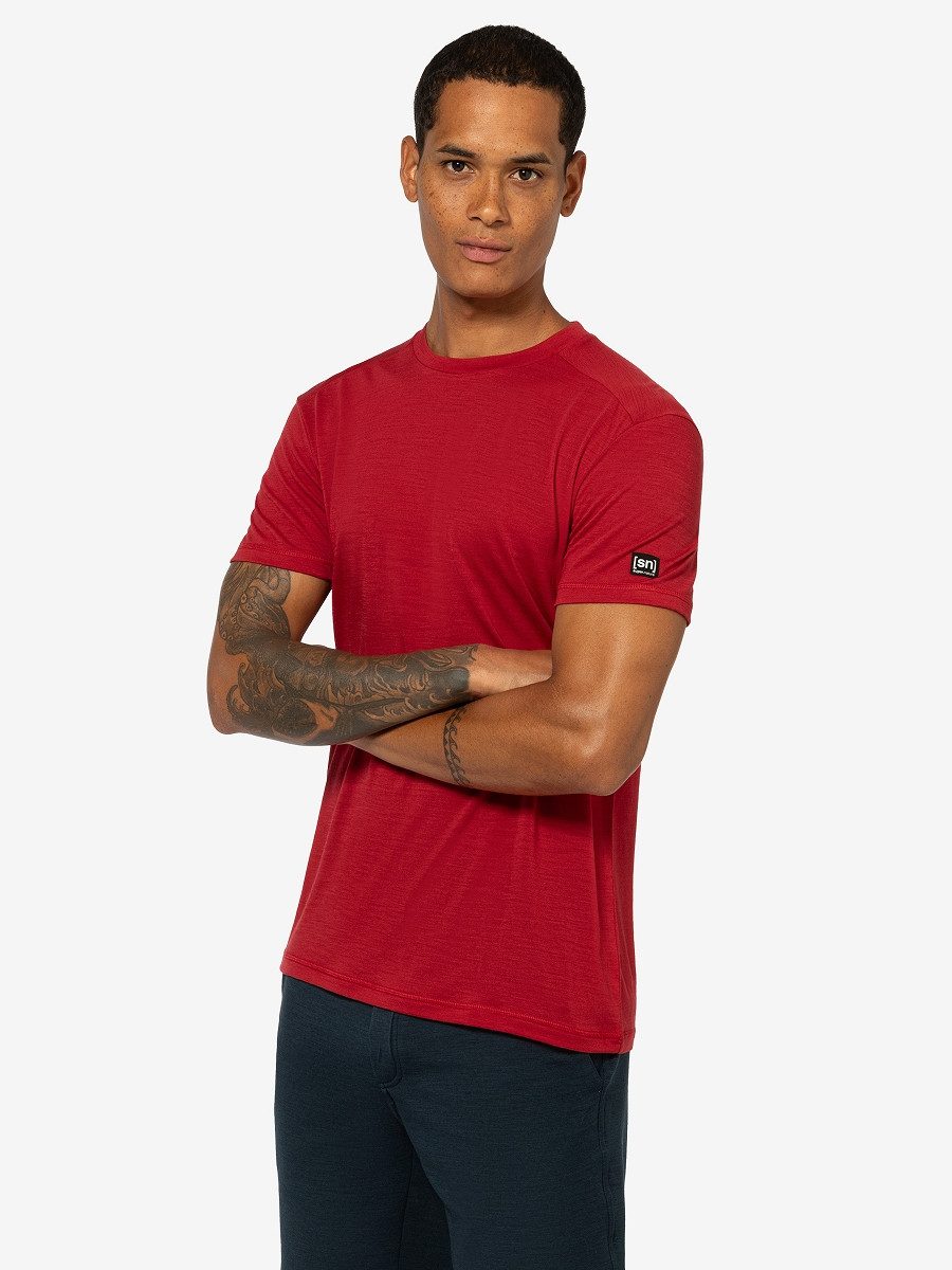SUPER.NATURAL T-Shirt vielseitiges Merino-Tee M ESSENTIAL günstig online kaufen