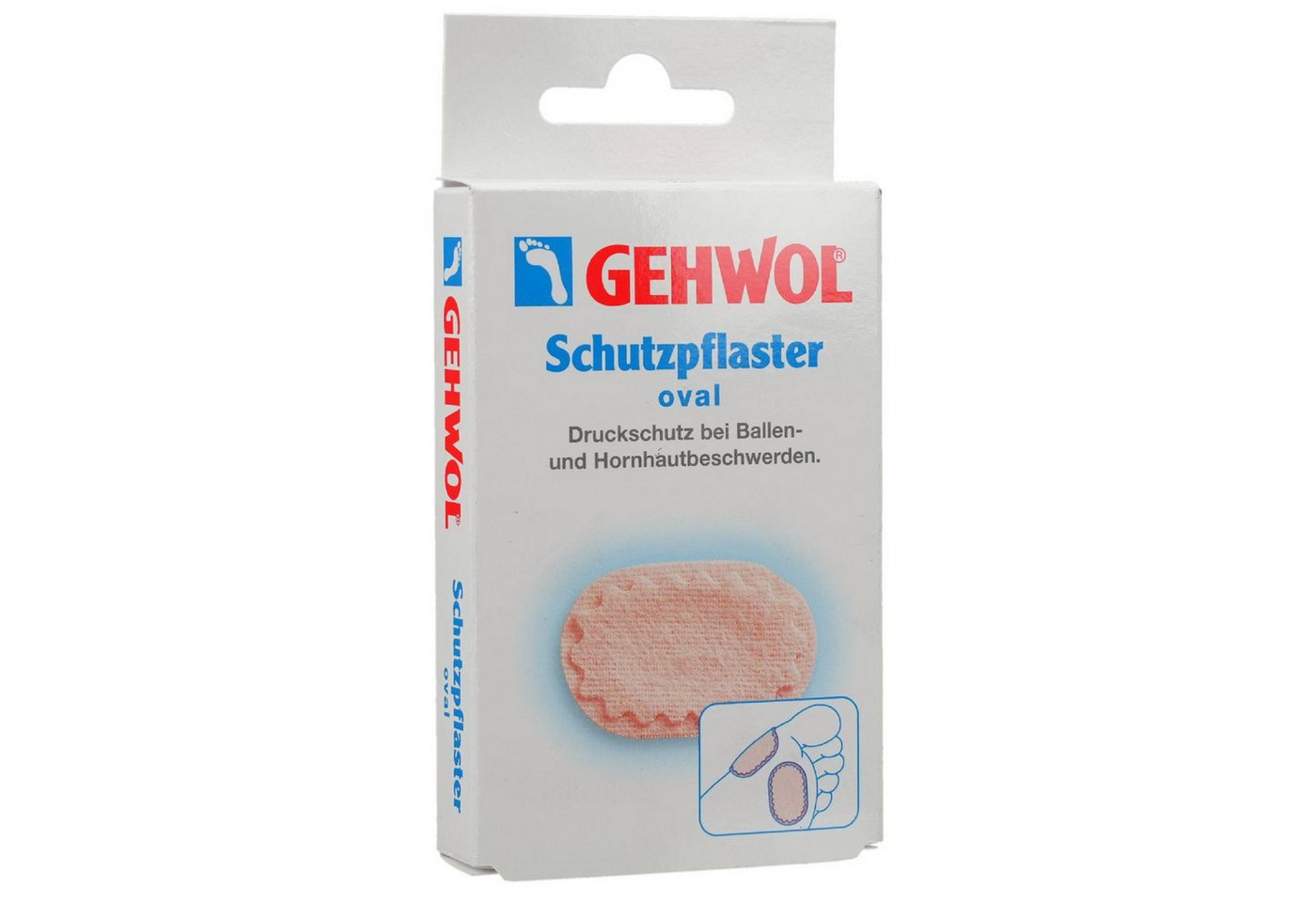 Gehwol Fixierpflaster Schutzpflaster oval 4St PZN 19301230