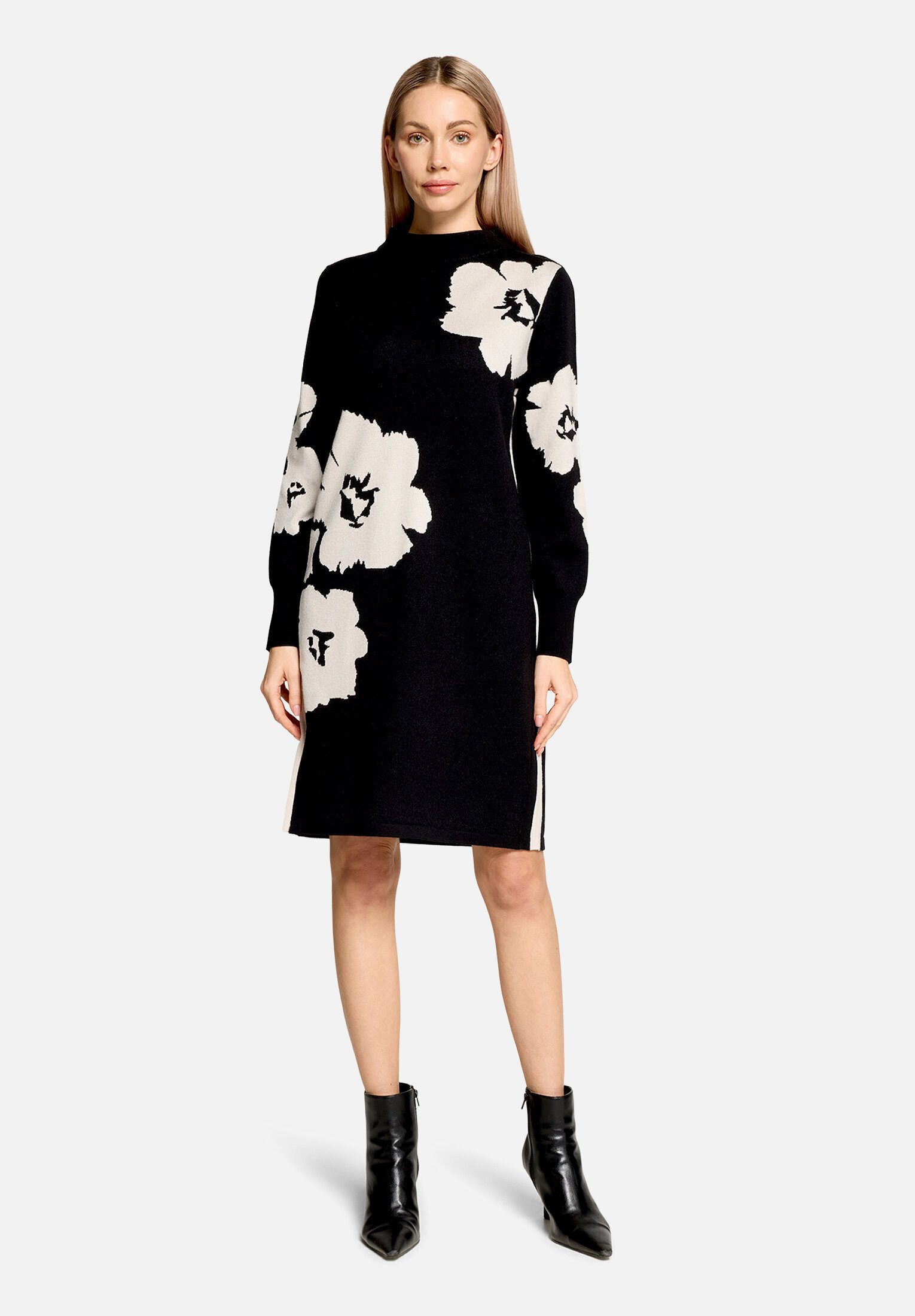 Betty Barclay Strickkleid Damen mit Stehkragen
