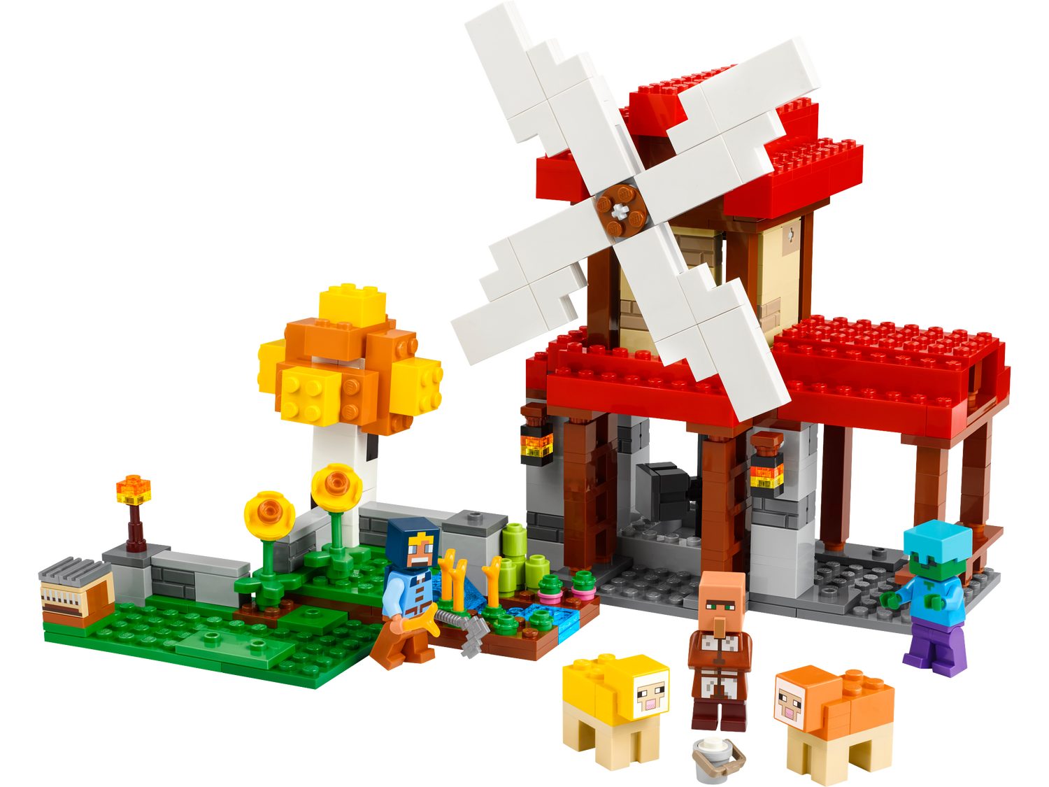 Minecraft 21262 Die Windmühlenfarm Spielbausteine