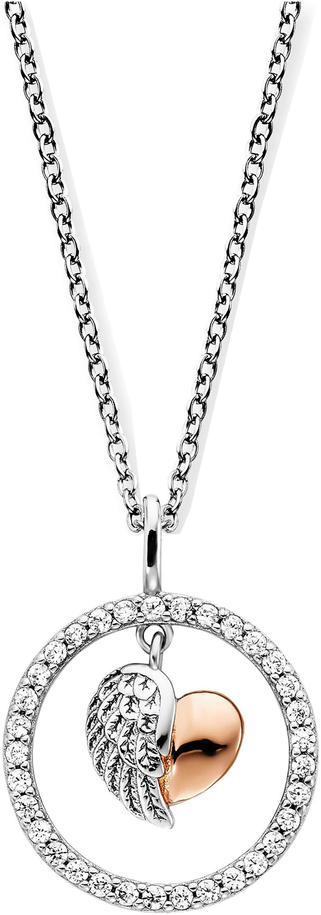 Engelsrufer Kette mit Anhänger Herzflügel, Made in Germany - mit Zirkonia ( günstig online kaufen