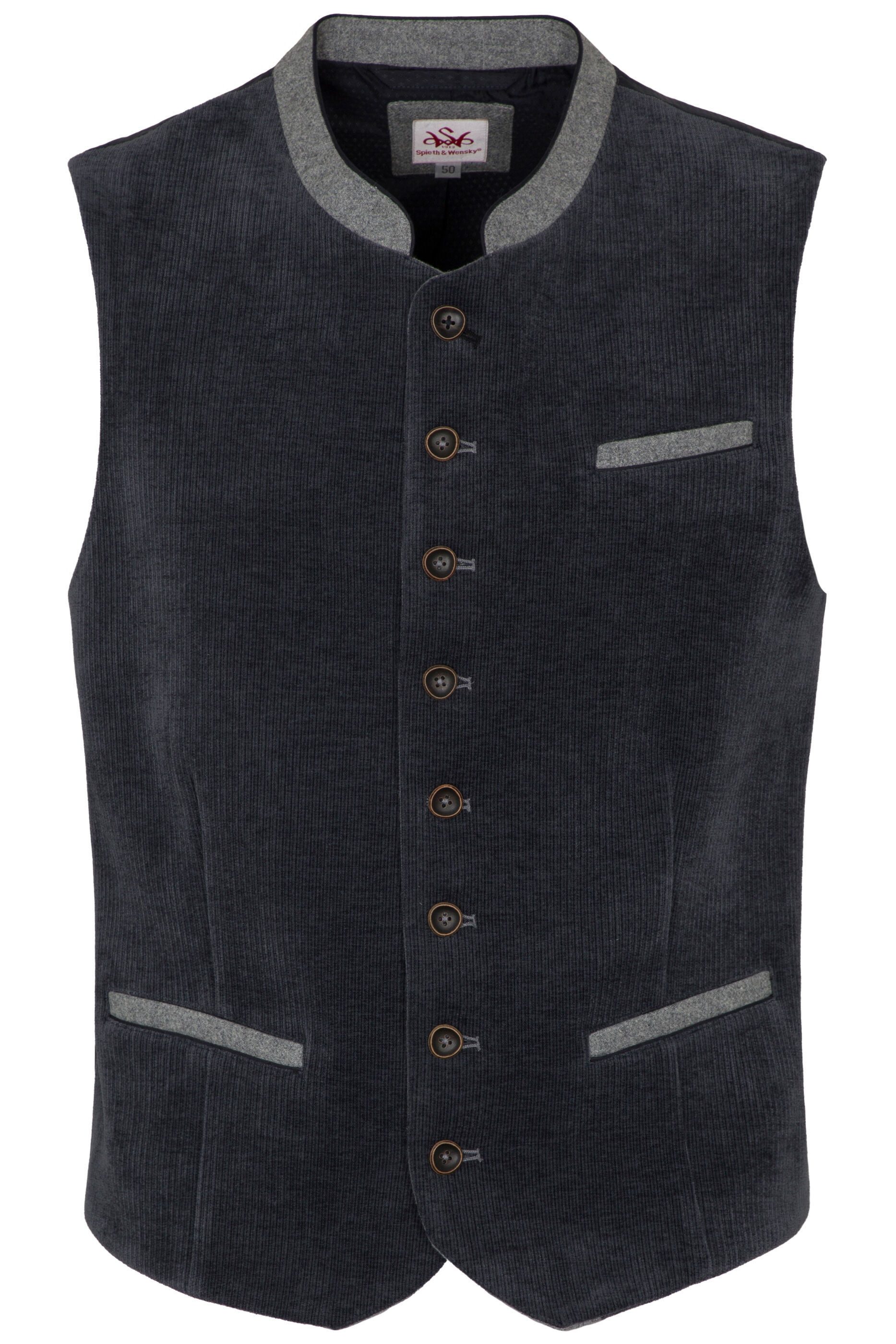 Spieth & Wensky Trachtenweste Trachtenweste "Fritz" Abgestimmte Knopfauswah günstig online kaufen
