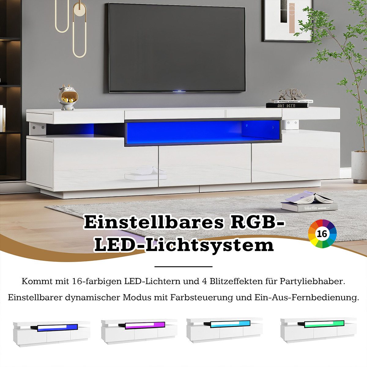 XDeer TV-Schrank TV-Schrank mit 16 Farben günstig online kaufen
