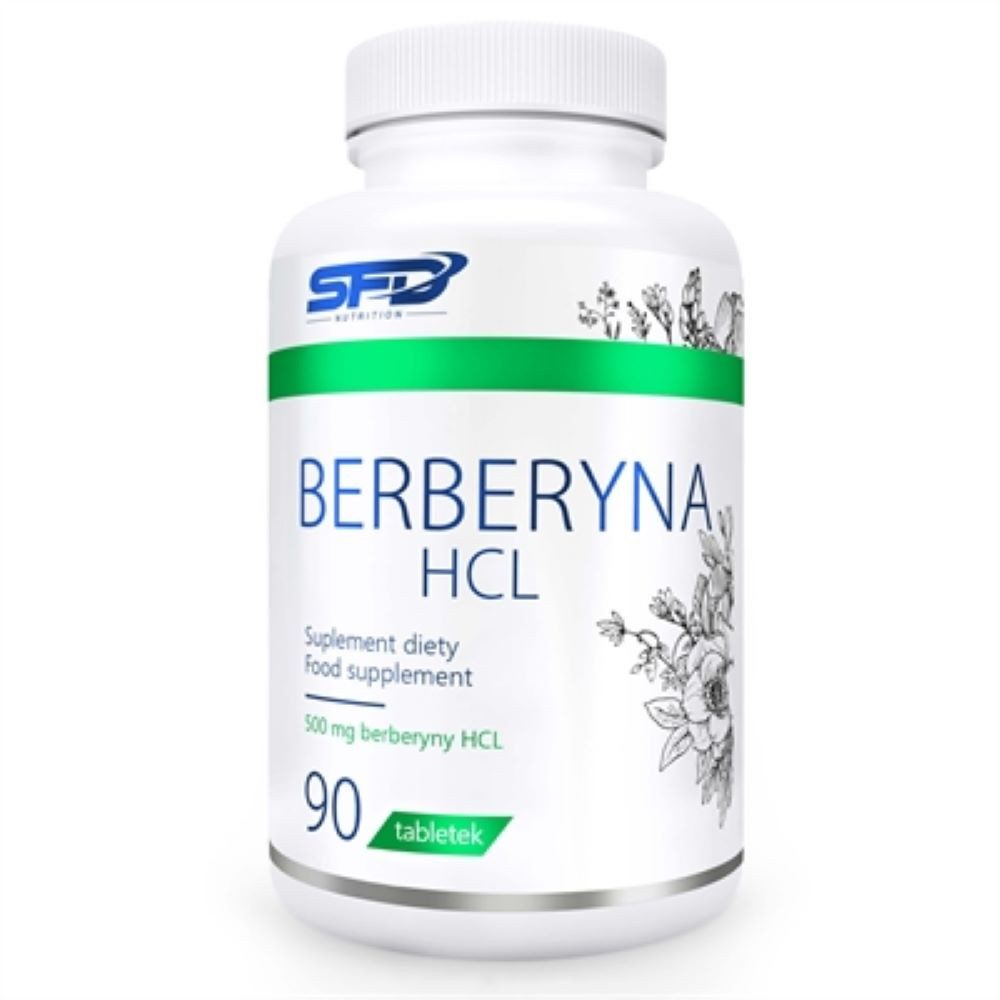 SFD Nutrition SFD Berberin HCL 500 mg 90 Tabletten Kapseln, 24 g