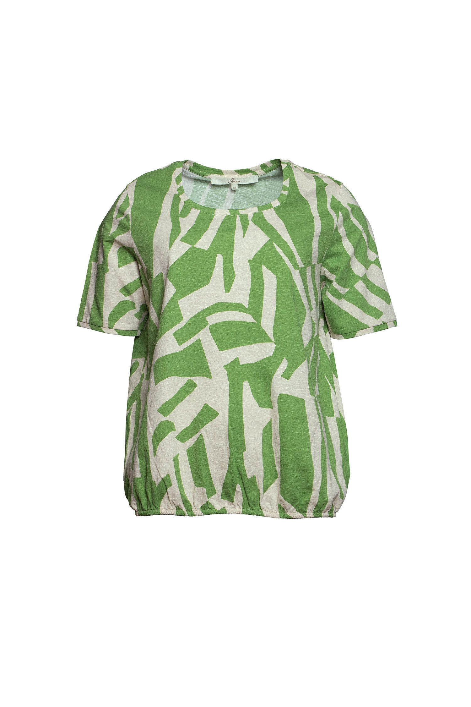 SER T-Shirt Shirt weiche Leinenstruktur W5250141