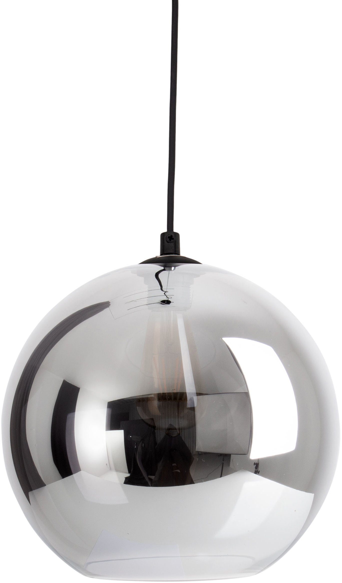 Rauchglas, 40W, anthrazit/schwarz E27 Pendelleuchte Vaso, ohne max. näve Pendellänge: 100cm, Leuchtmittel,