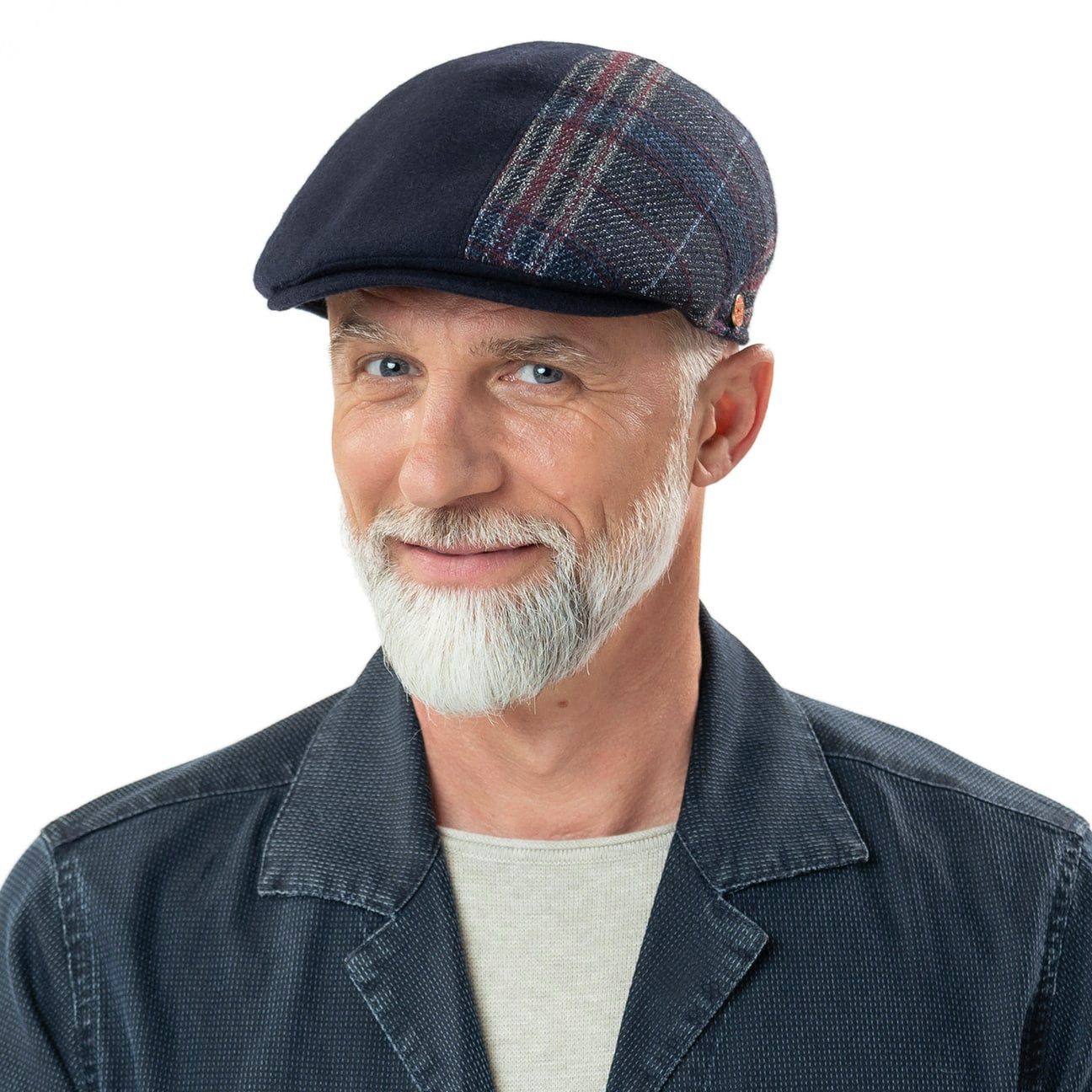 Mayser Flat Cap (1-St) Schirmmütze mit Schirm, Made in the EU