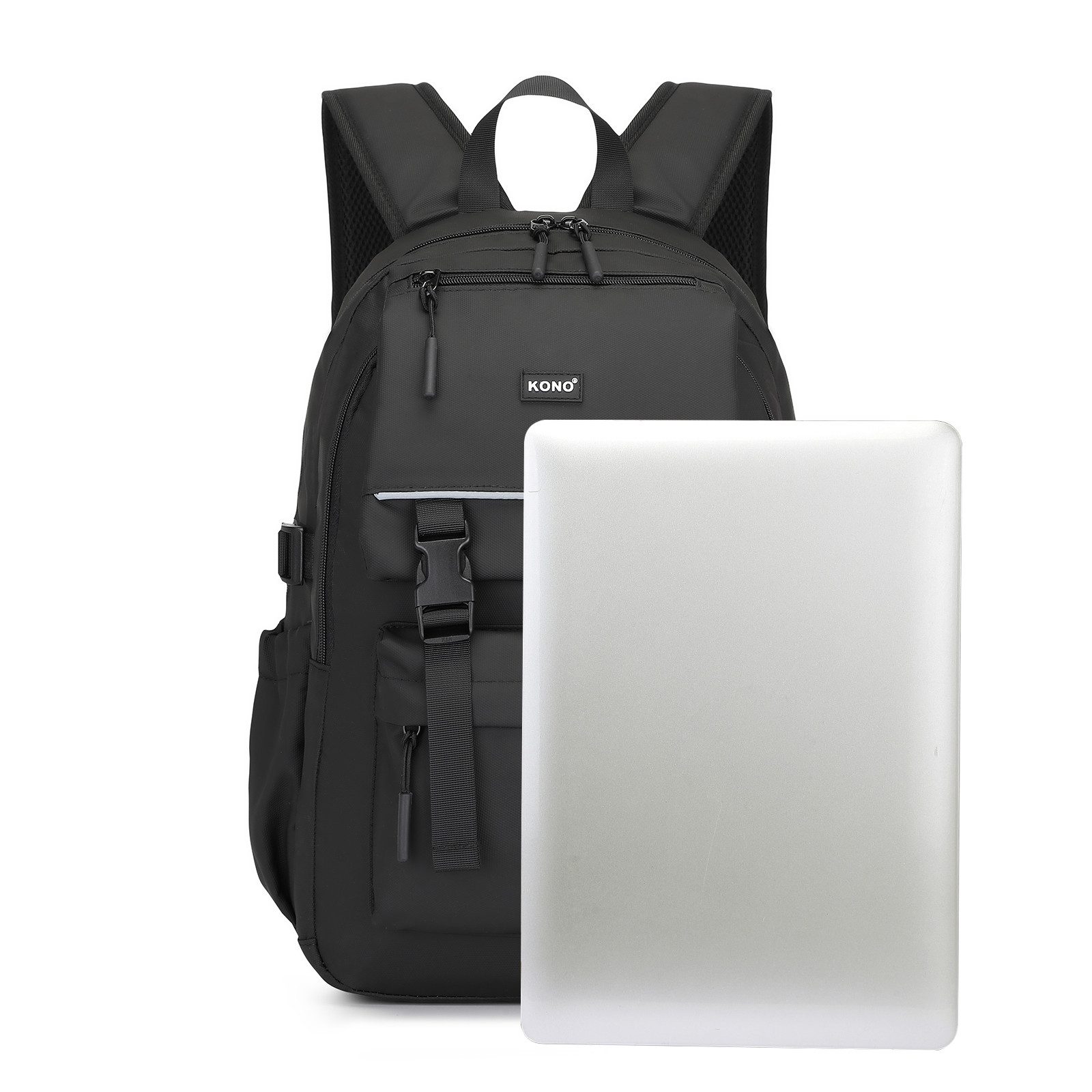 KONO Reiserucksack Rucksack Herren Wasserdicht – Verstellbar Vielseitig für Reise & Sport – Bild 4 von 5
