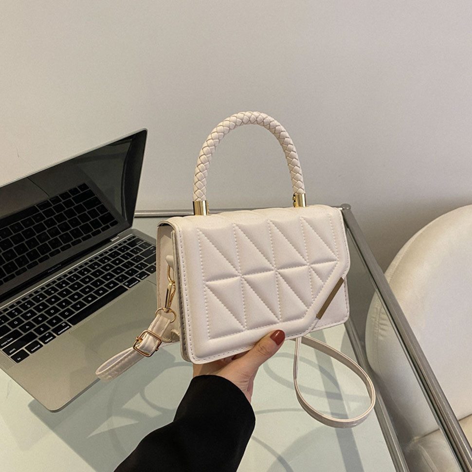 Coonoor Umhängetasche Damen Rautenstruktur Schultertasche, kleine günstig online kaufen