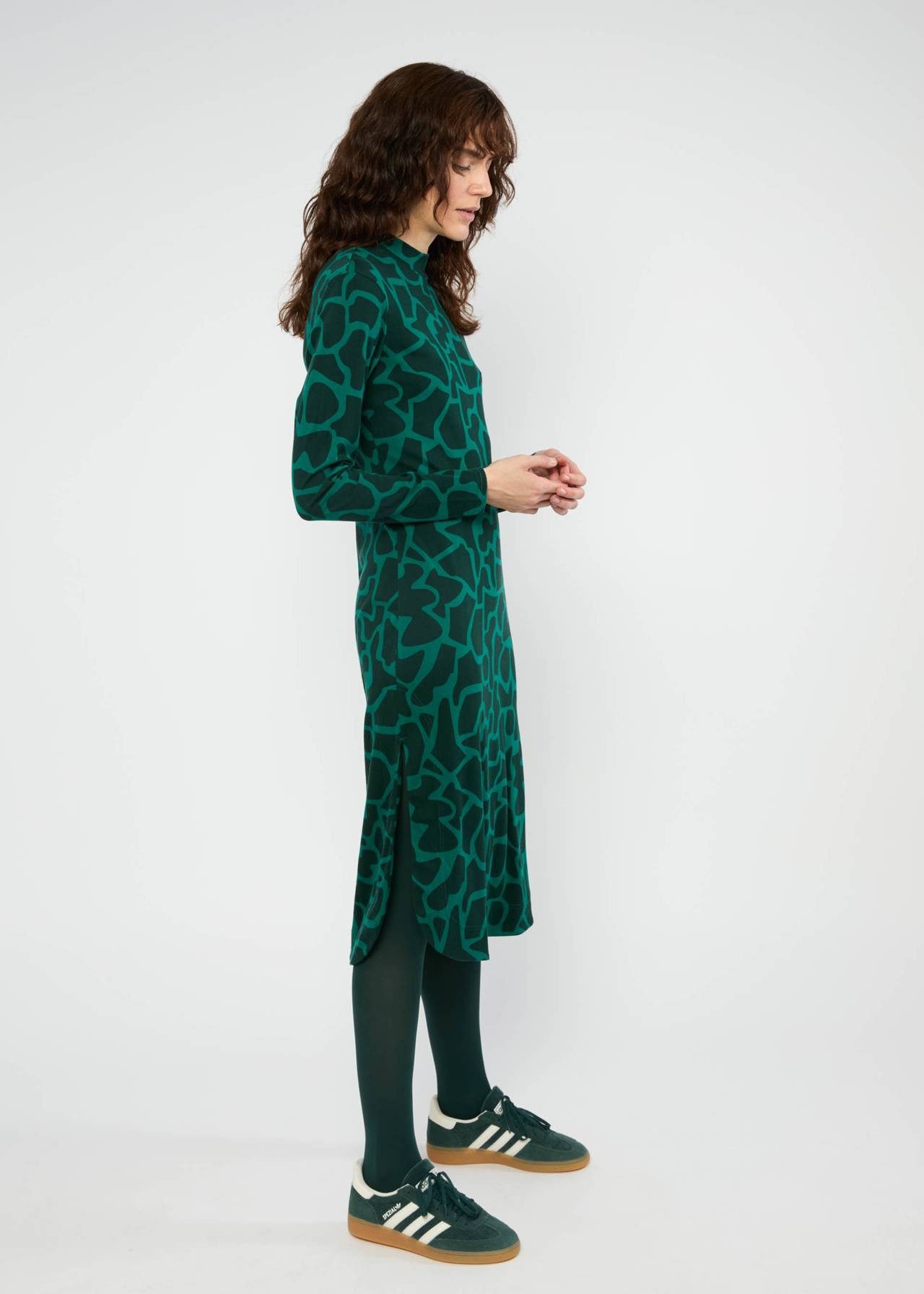 Blutsgeschwister Midikleid - Damenkleid - Langarmkleid - Blutsgeschwister