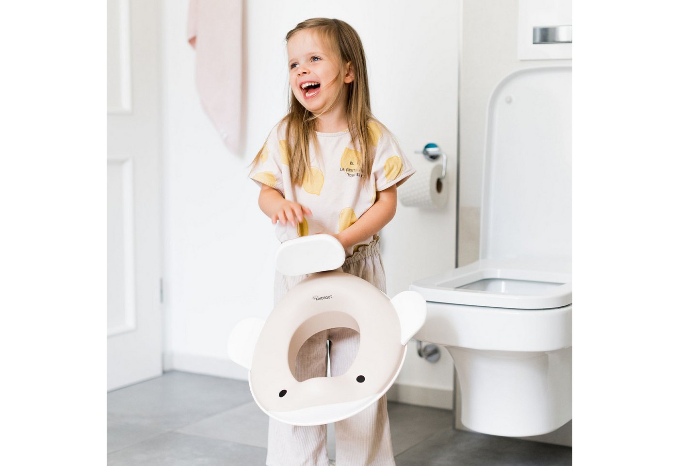 Thumbnail - KINDSGUT Baby-Toilettensitz Wal, Sand