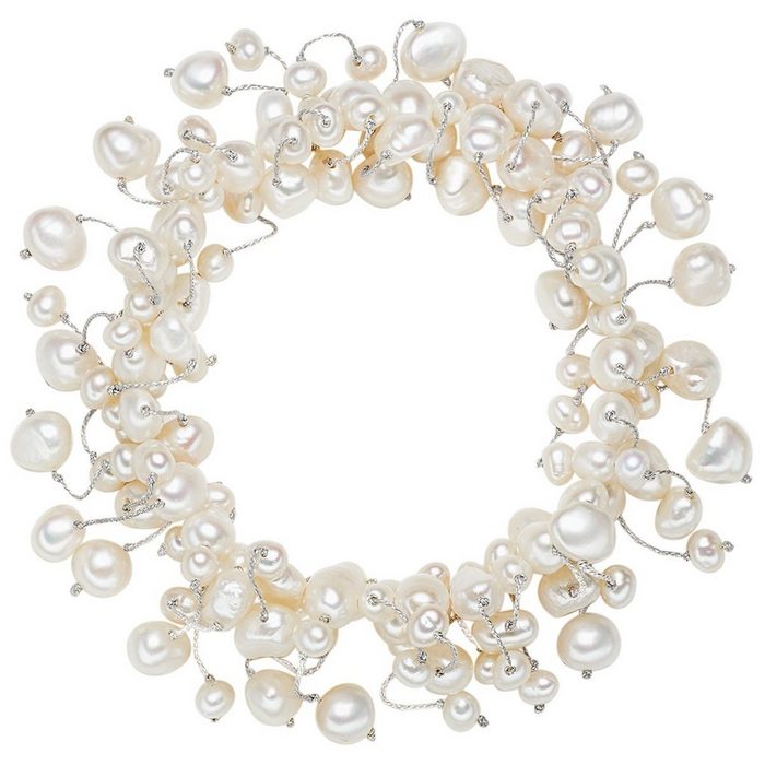 Valero Pearls Perlenarmband weiß aus Süßwasser-Zuchtperlen