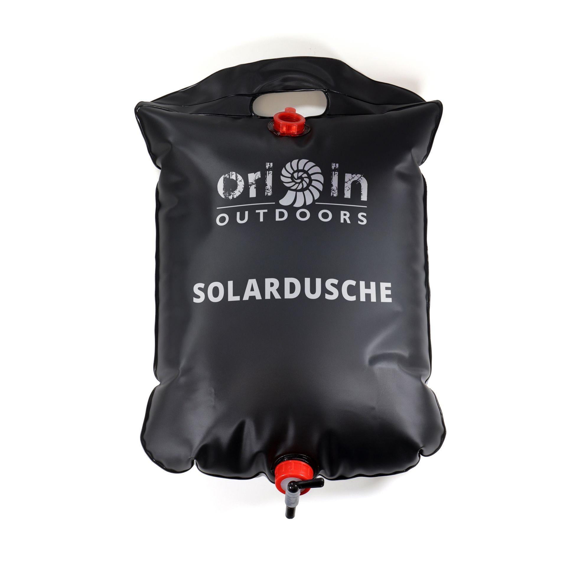 Origin Outdoors Solardusche (Erwärmt das Wasser mit Sonnenergie in ca. drei Stunden auf über 30 °C)