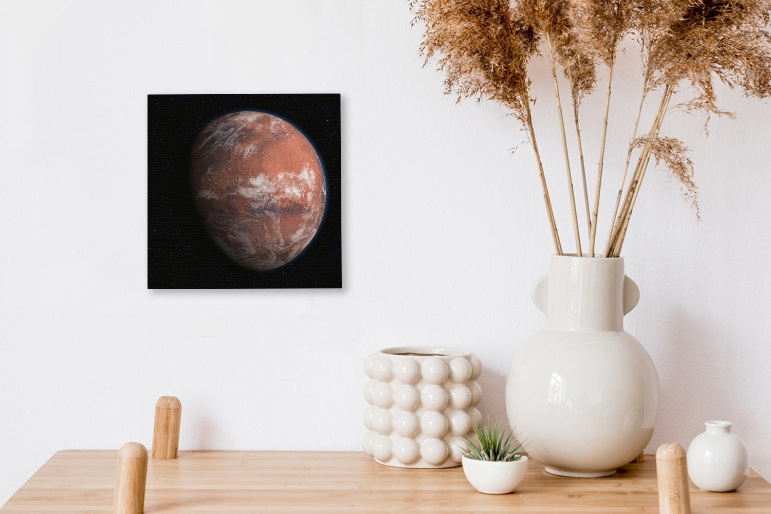 St), Schlafzimmer Wohnzimmer Leinwandbild Leinwand mit und Bilder OneMillionCanvasses® für Eis., des Atmosphäre Mars (1 Zukunftsprojektion