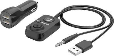 Hama »Bluetooth®-Freisprecheinrichtung für Kfz mit AUX-In BT Audio Adapter« USB-Adapter 3,5-mm-Klinke, 100 cm