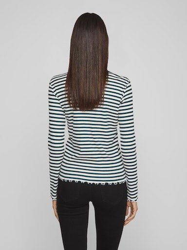 Vila Langarmshirt VITHESSA O-NECK L/S TOP - NOOS