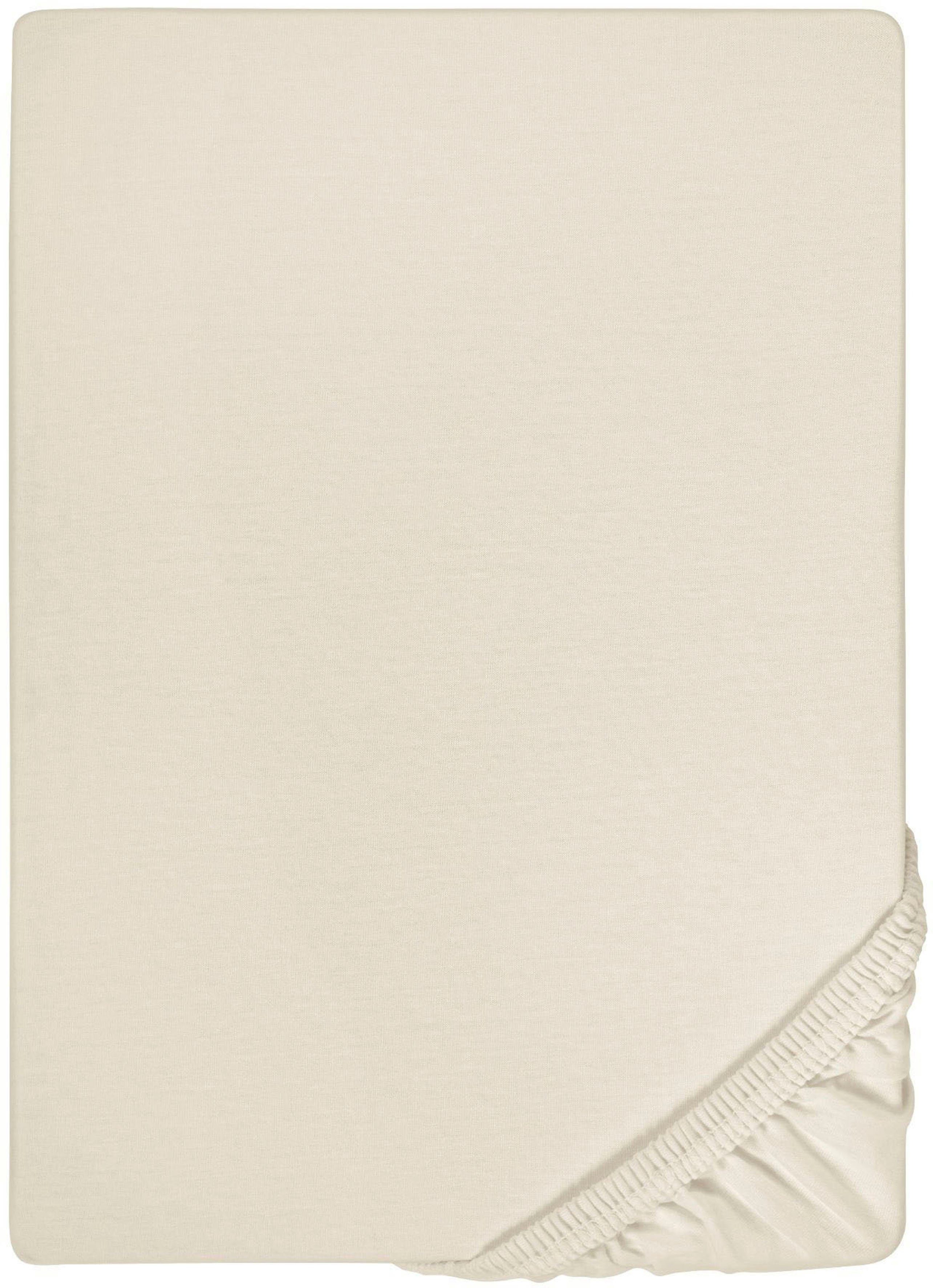 Biberna Spannbettlaken Conny, Jersey-Elasthan, Gummizug: rundum, (1 Stück), günstig online kaufen