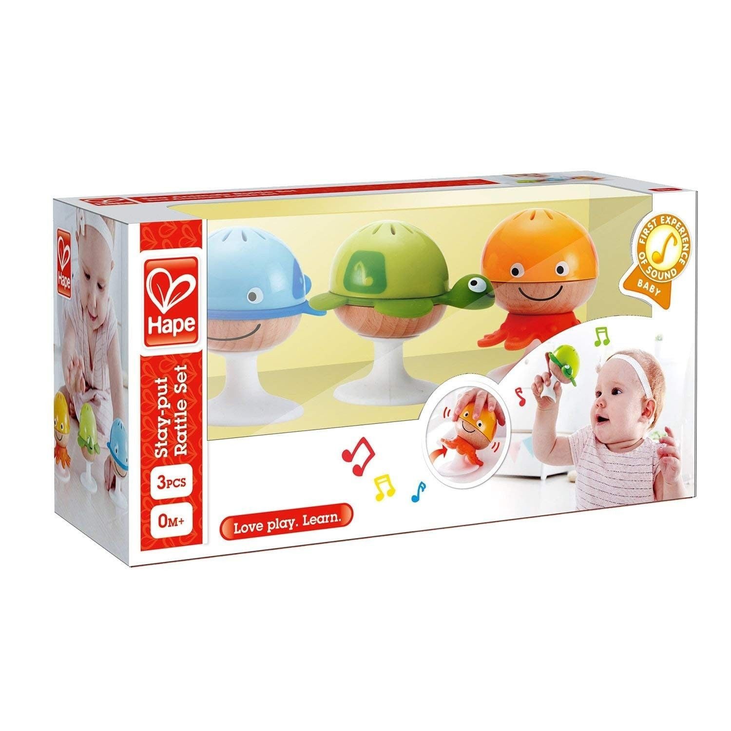 Hape Rassel Rasselset Saugnapf