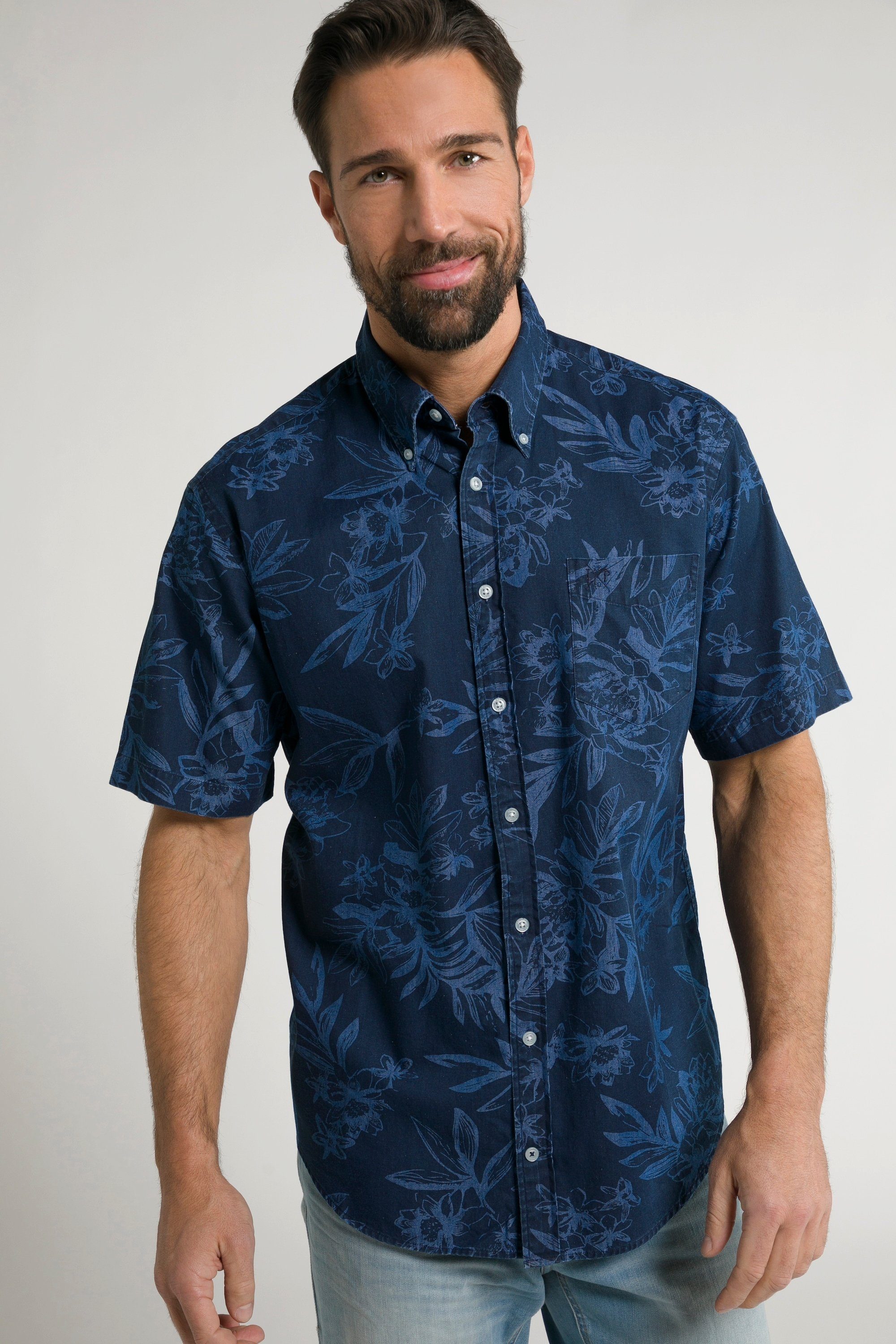 JP1880 Kurzarmhemd Hemd Halbarm Buttondown-Kragen Modern günstig online kaufen