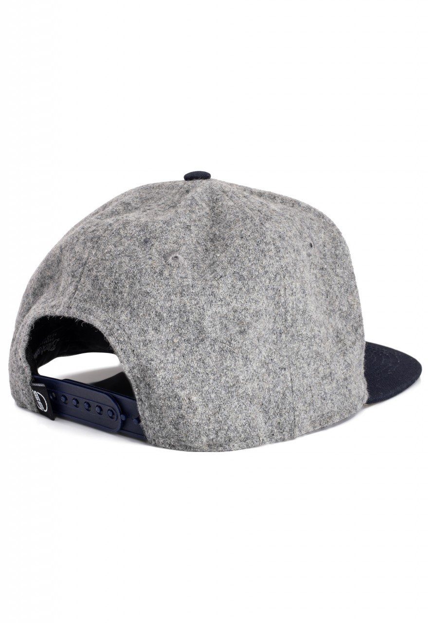 Blackskies Snapback Cap Ancient Gods Snapback Cap Horus - Grau-Blau-Flannel