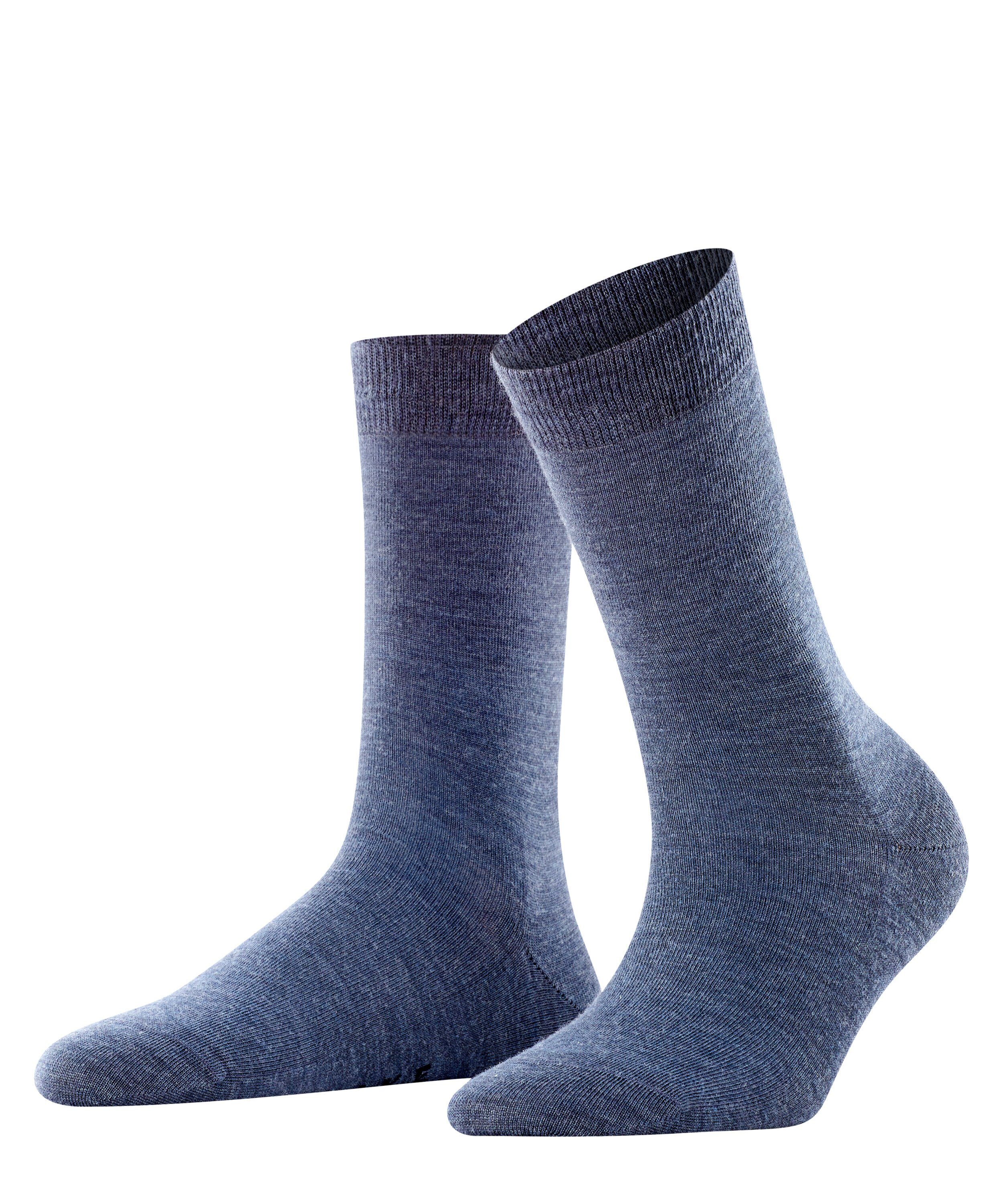 FALKE Socken Softmerino (1-Paar) dark blue mel. (6688)