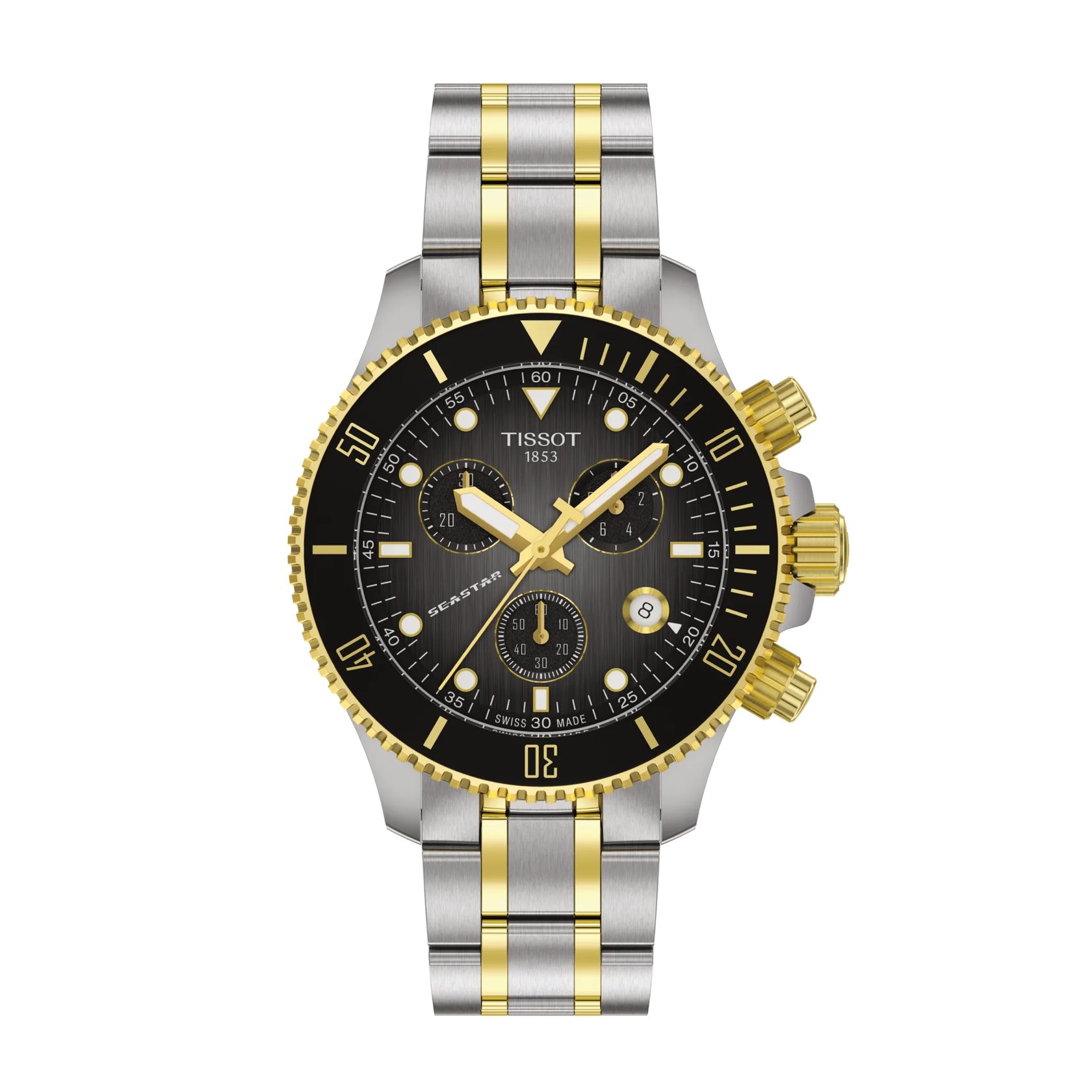 Tissot Schweizer Uhr TISSOT Armbanduhr Seastar 1000 Quartz Chronograph 38 mm