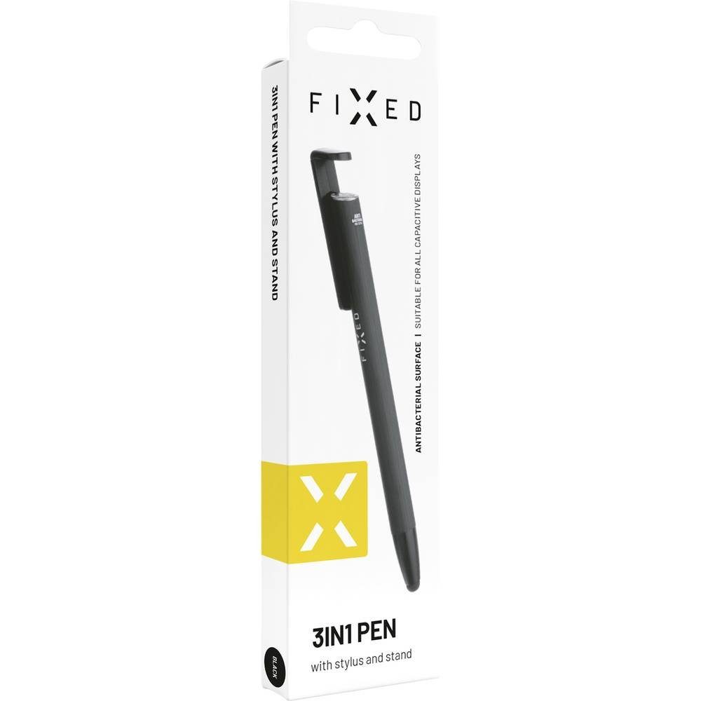 cemon Eingabestift 3in1 Stylus Stift mit antibakterielle Oberfläche FIXPEN-BK