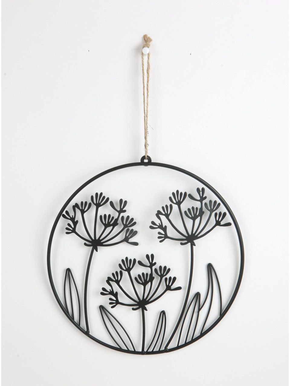Dekohänger TrendLine Aufhänger Metall mit Niete Blumen 30 x 1