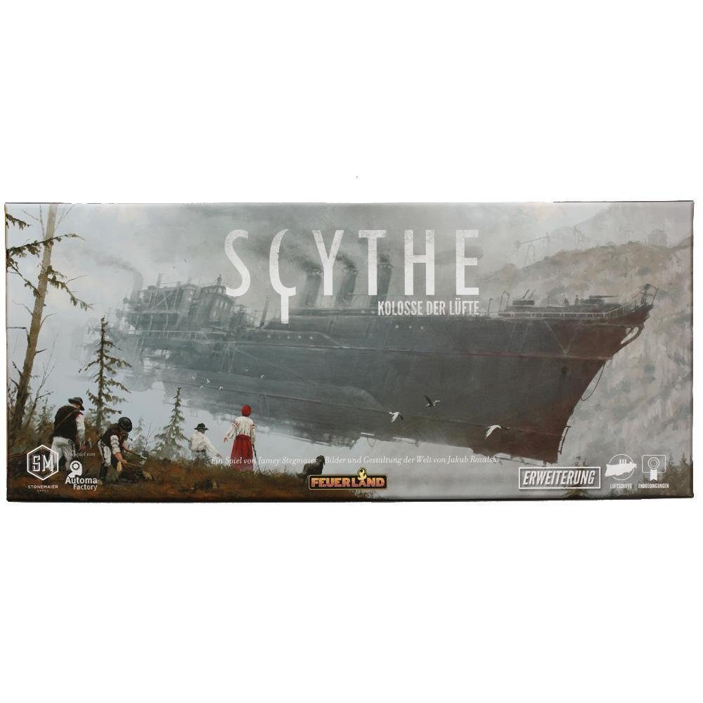 Feuerland Spiel Scythe - Kolosse der Lüfte Erweiterung