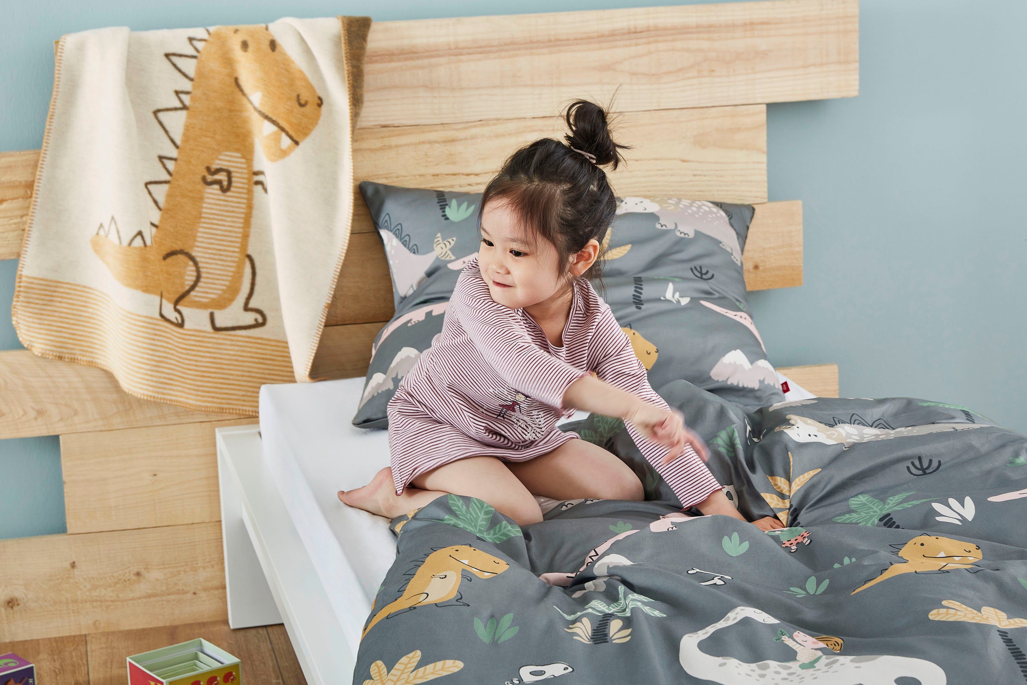s.Oliver Kinderbettwäsche Satinbettwäsche s.Oliver Junior, Mako-Satin, in v günstig online kaufen