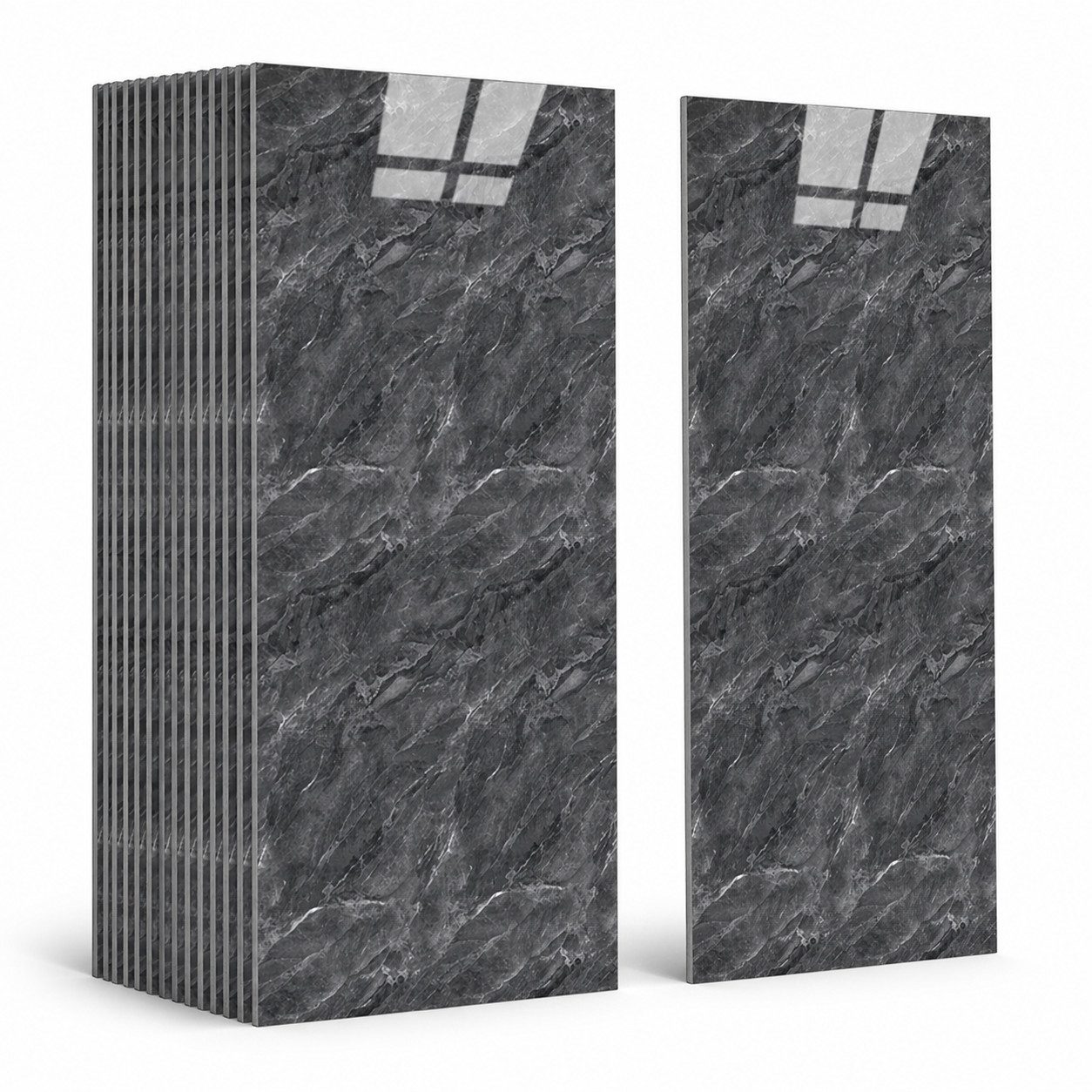 Fliesenaufkleber Klebefliesen Marmor 60×30 cm 10 Stk 3D Fliesenoptik