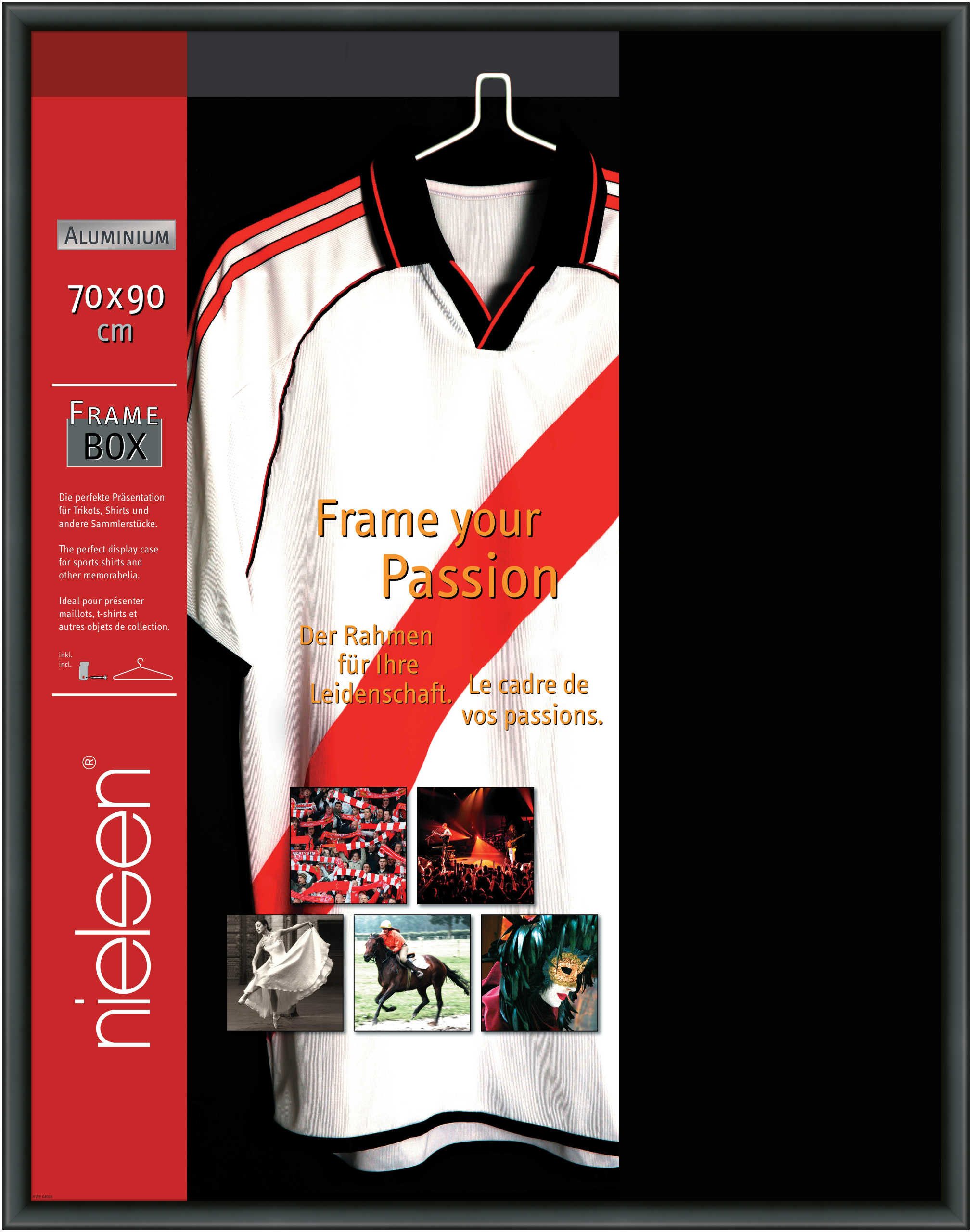 nielsen Bilderrahmen Trikotrahmen 70 x 90 cm mit Aluminiumbügel, (1 St) günstig online kaufen