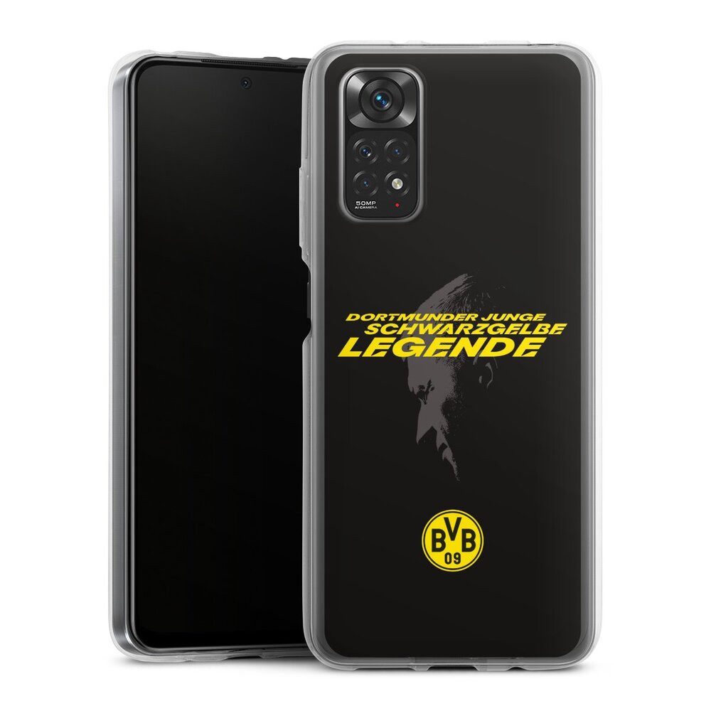 DeinDesign Handyhülle Marco Reus Borussia Dortmund BVB Danke Marco Schwarzgelbe Legende, Xiaomi Redmi Note 11 Silikon Hülle Bumper Case Handy Schutzhülle