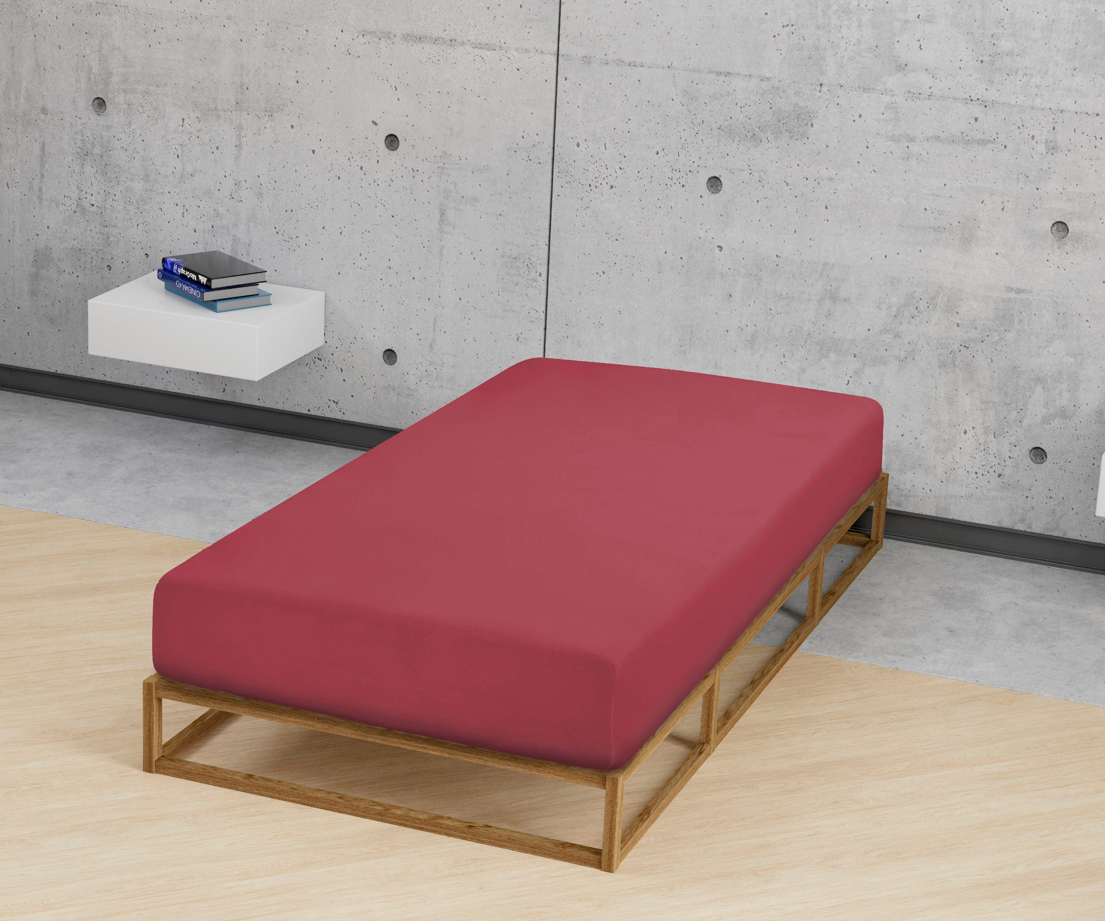 Biberna Spannbettlaken Marc, Jersey, Gummizug: rundum, (1 Stück), aus Baumw günstig online kaufen