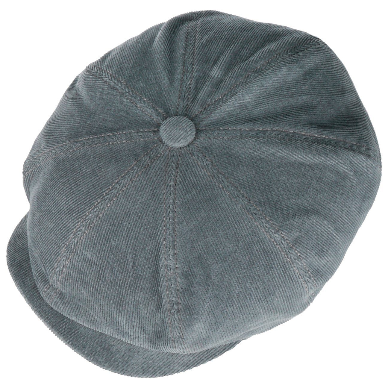 Stetson Flat Cap (1-St) Schirmmütze mit Schirm, the in Made blau EU