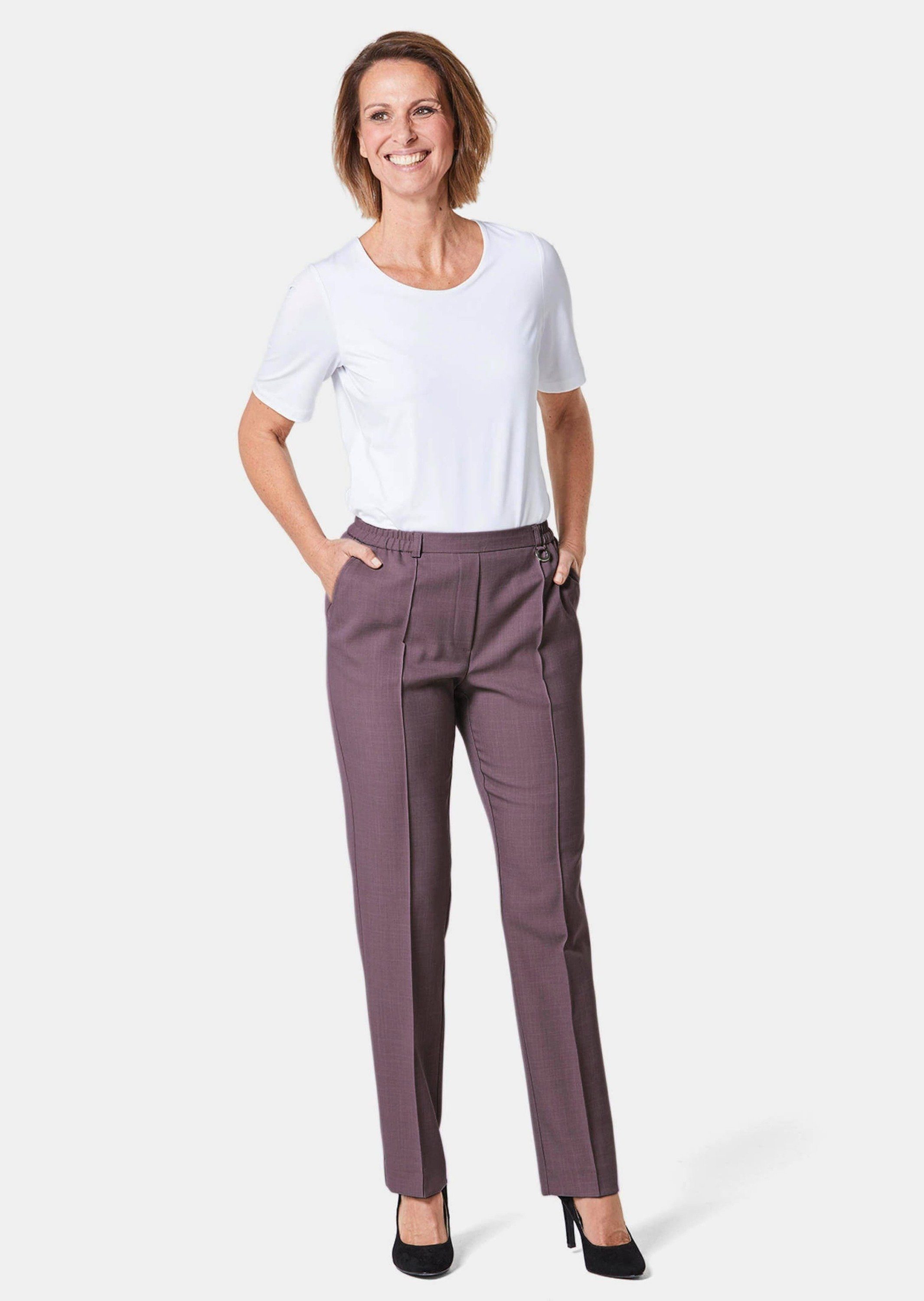 GOLDNER Schlupfhose Knitterarme Schlupfhose Martha mit günstig online kaufen