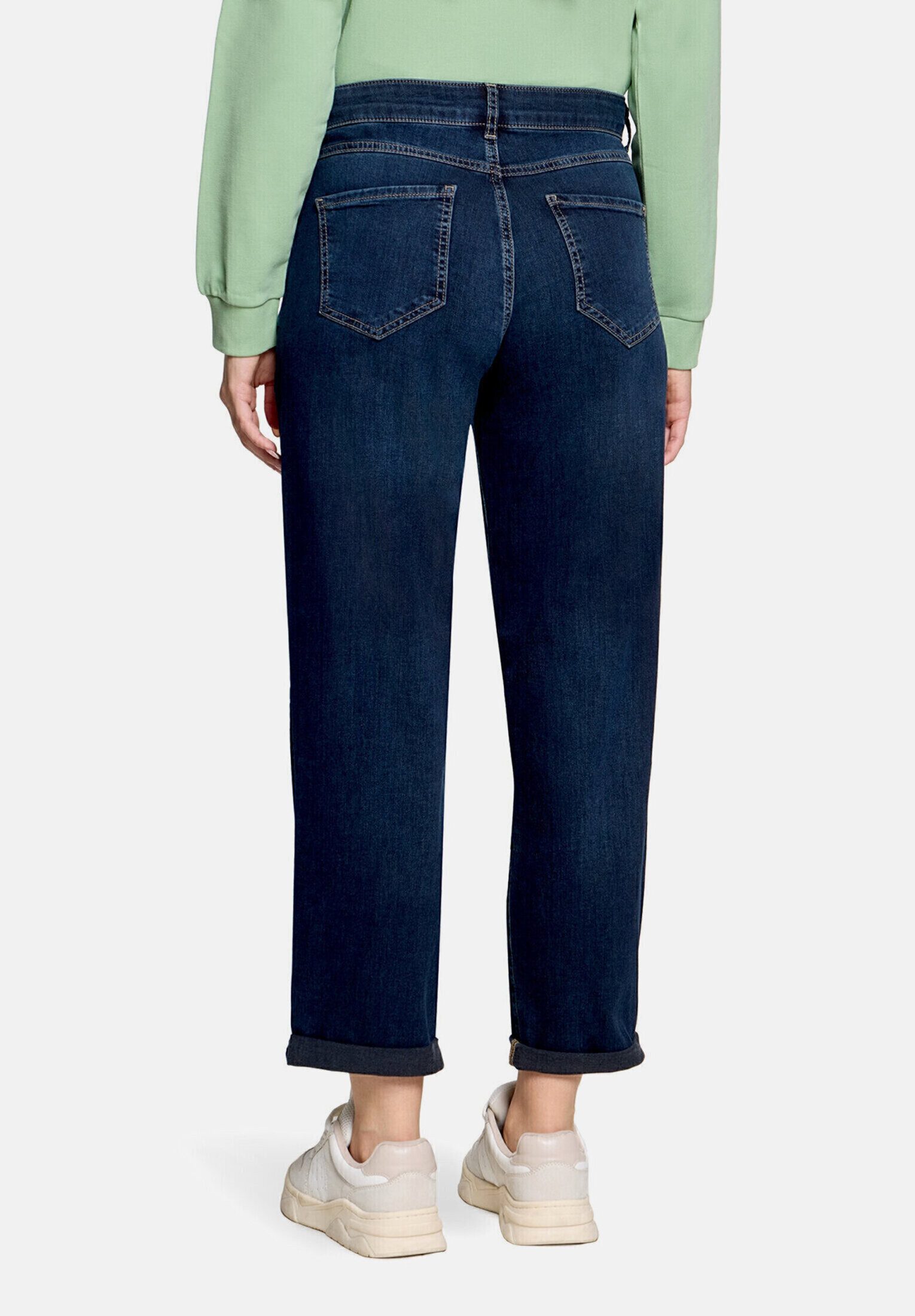 Cartoon Ankle-Jeans Damen mit Waschung
