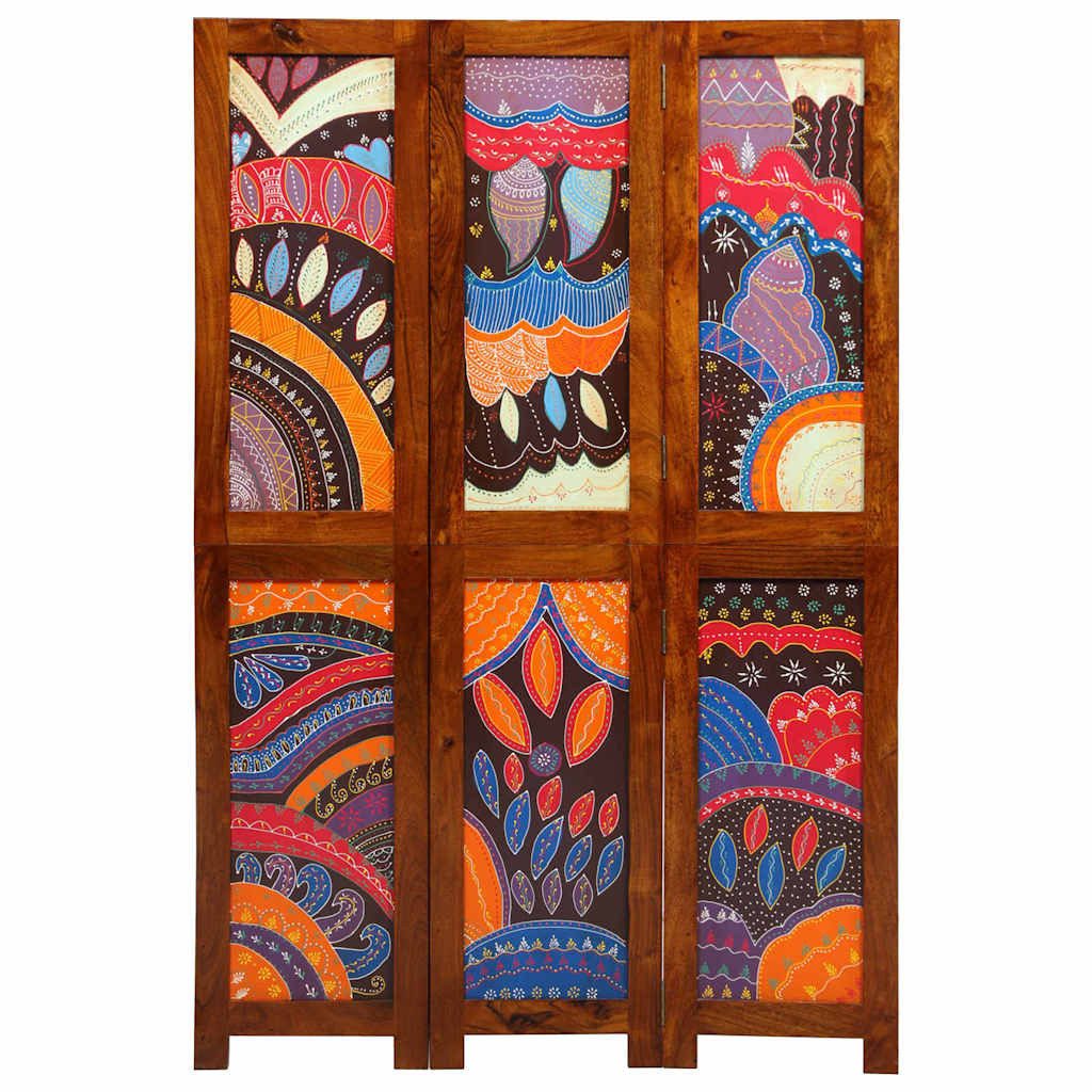 vidaXL Raumteiler Raumteiler Honigbraun 105 x 1,5 x 160 cm Massivholz, 1-tlg.