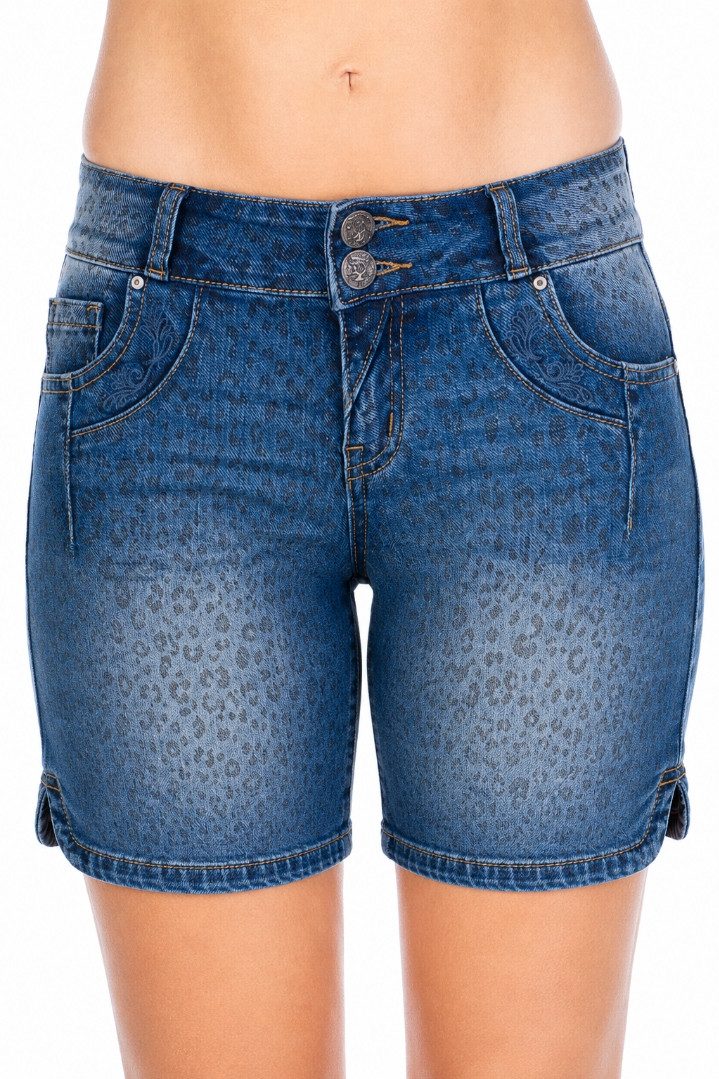 Hangowear Trachtenjeans Trachtenjeans Damen - HENDRINA DENIM LEO - denim