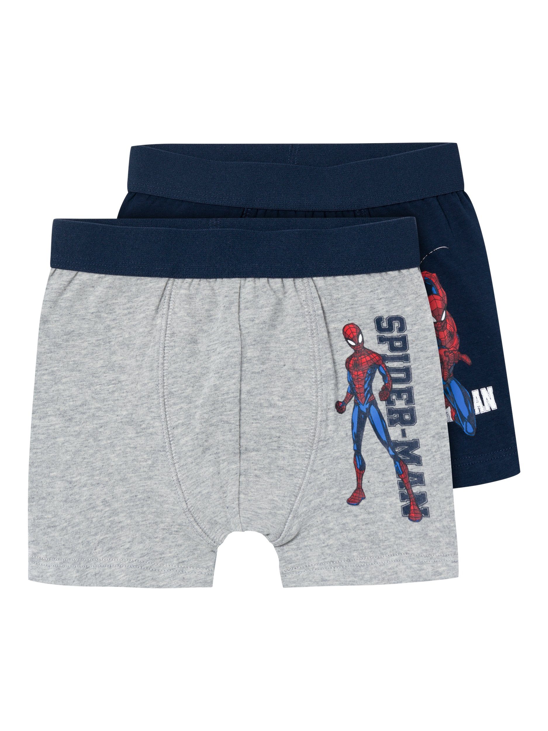 NMMNOZ 2P Name SPIDERMAN Boxershorts MAR BOXER (Set, It 2-St)