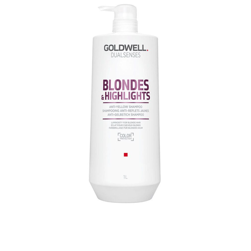 Goldwell Haarshampoo BLONDES & HIGHLIGHTS anti-yellow shampoo 1000ml