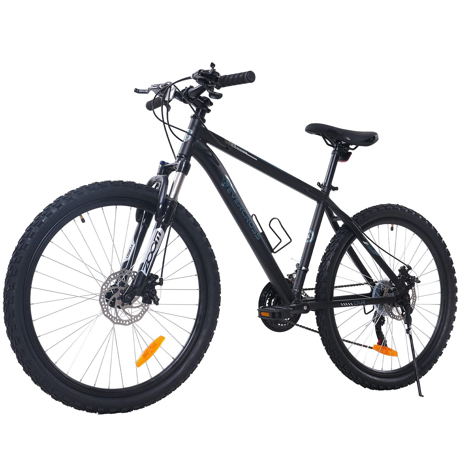 EVERCROSS TECH Mountainbike EM3 Fahrrad 26 Zoll MTB für Damen und Herren, Shimano 21 Gang, 21 Gang