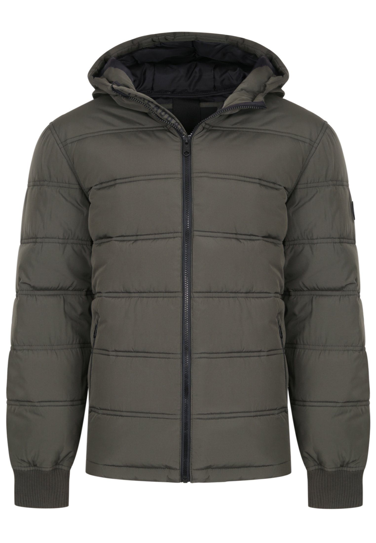 olivgrün THB Threadbare Winterjacke Beechwood Jacket Khaki- Padded