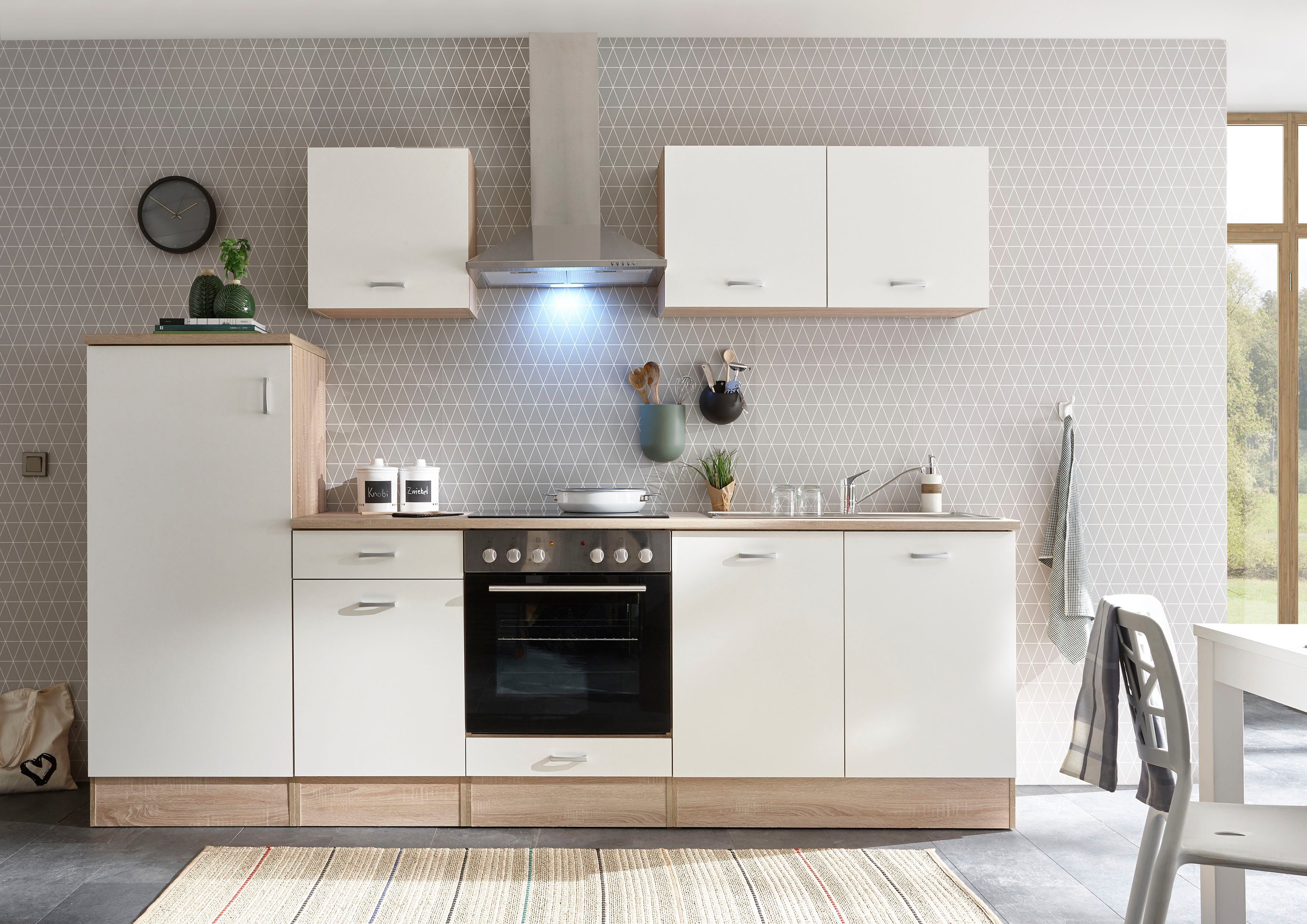 BASIC by Balculina Küchenzeile Andy, Breite 270 cm, wahlweise mit E-Geräten günstig online kaufen