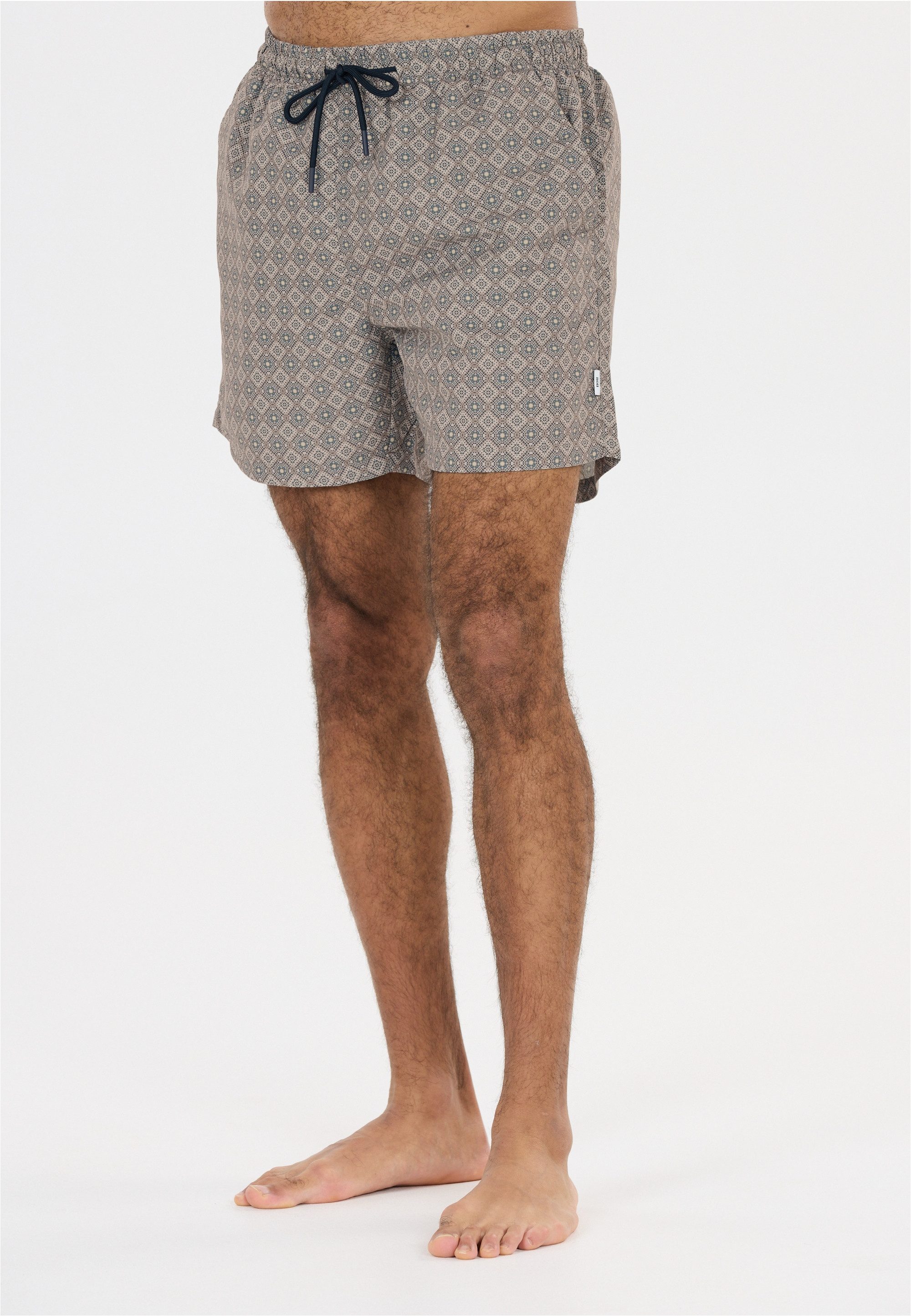 nou Badeshorts Justino (1-St) mit elastischem Bund und Kordelzug