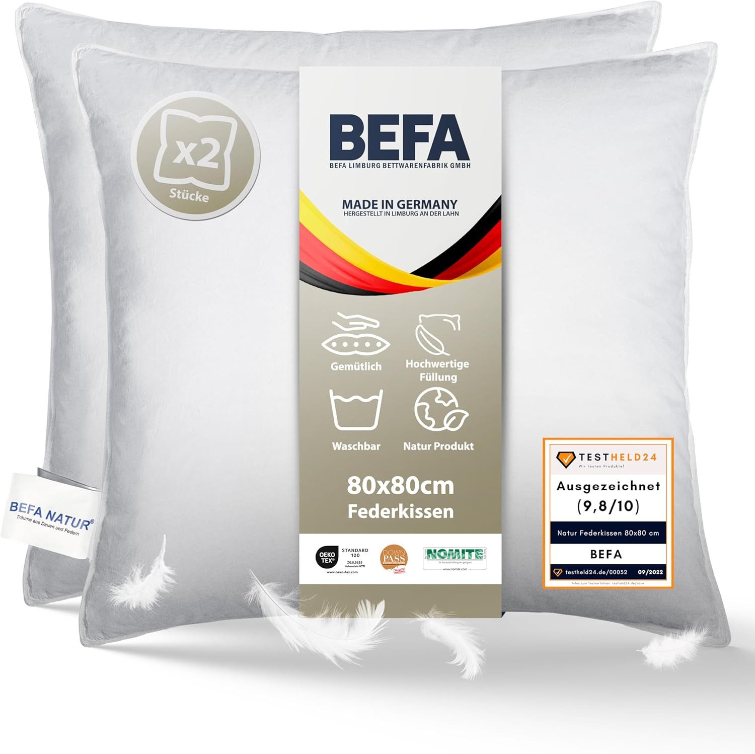 BEFA NATUR 3-Kammer-Kopfkissen "Träum süß" kuschelweiches günstig online kaufen