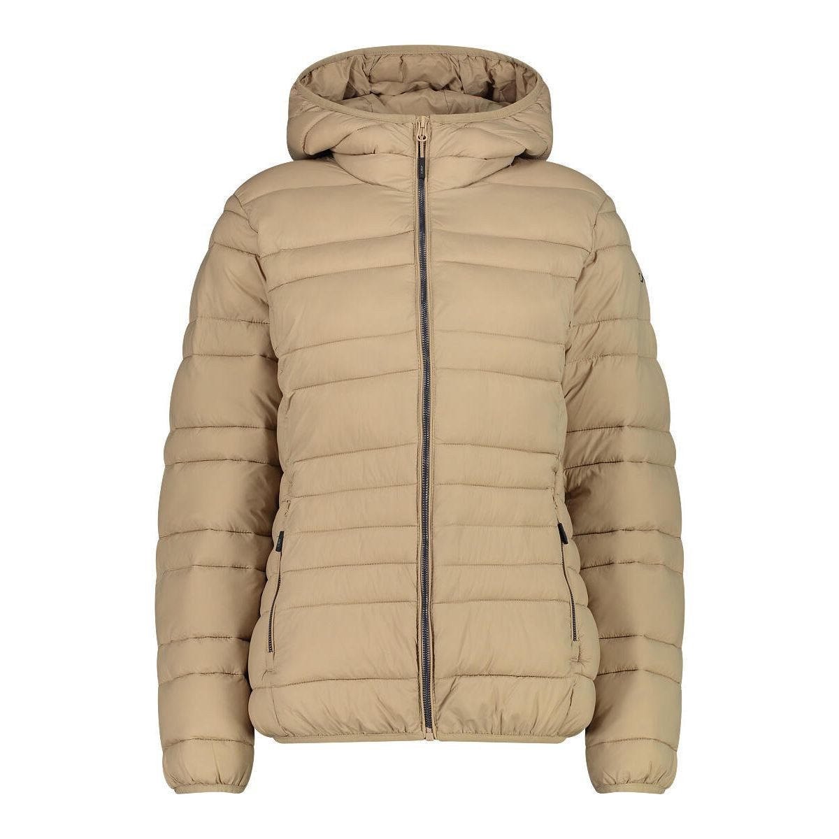 CMP Outdoorjacke Woman Jacket FIX Hood Nachhaltige, wattierte Jacke mit fester Kapuze und wasserabweisender