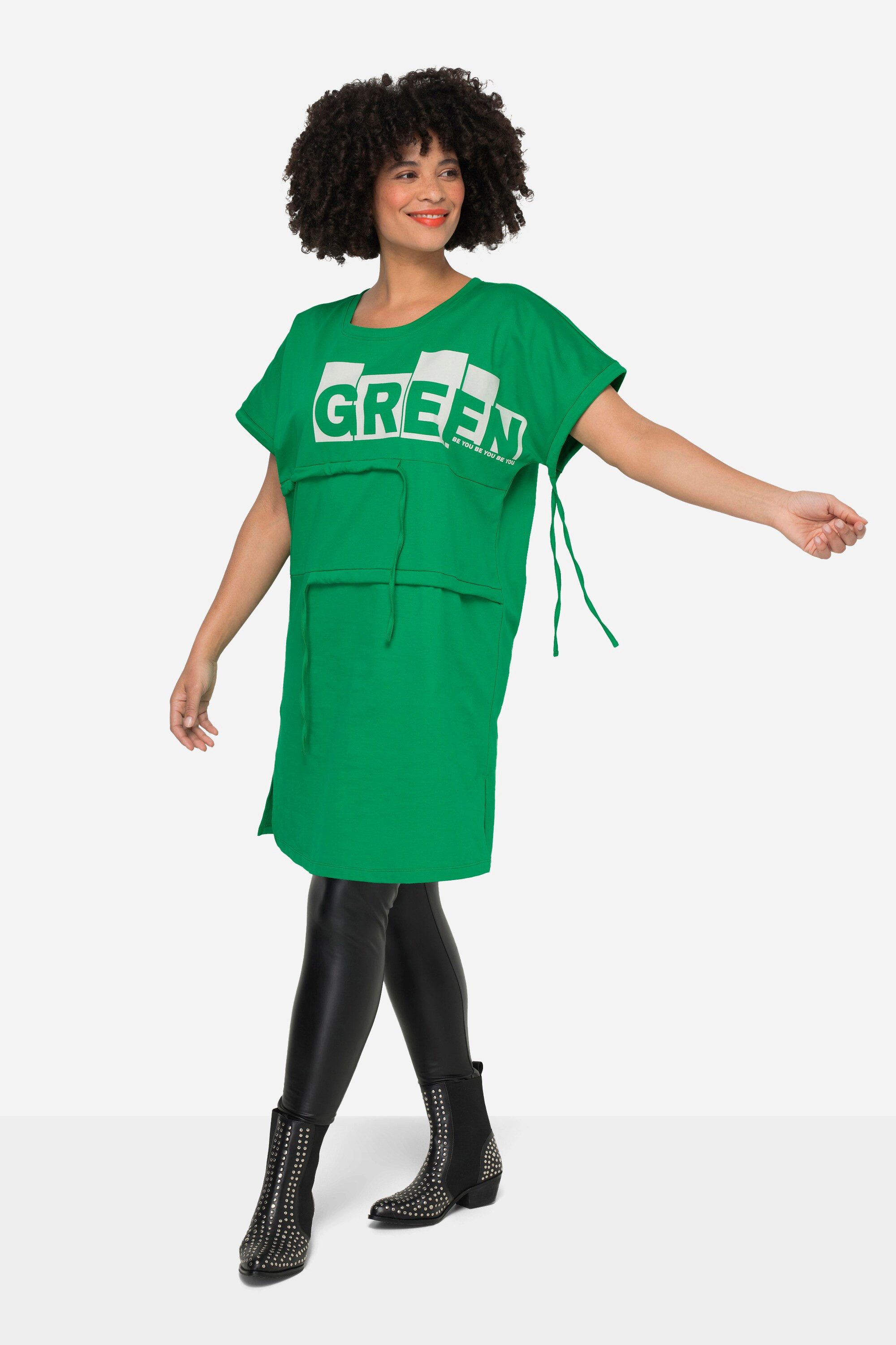 Angel of Style Longshirt Long-Shirt oversized Schriftzug Rundhals günstig online kaufen