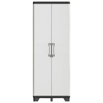 Keter Fächerschrank Universalschrank Gear Schwarz und Grau 182 cm (1-St)